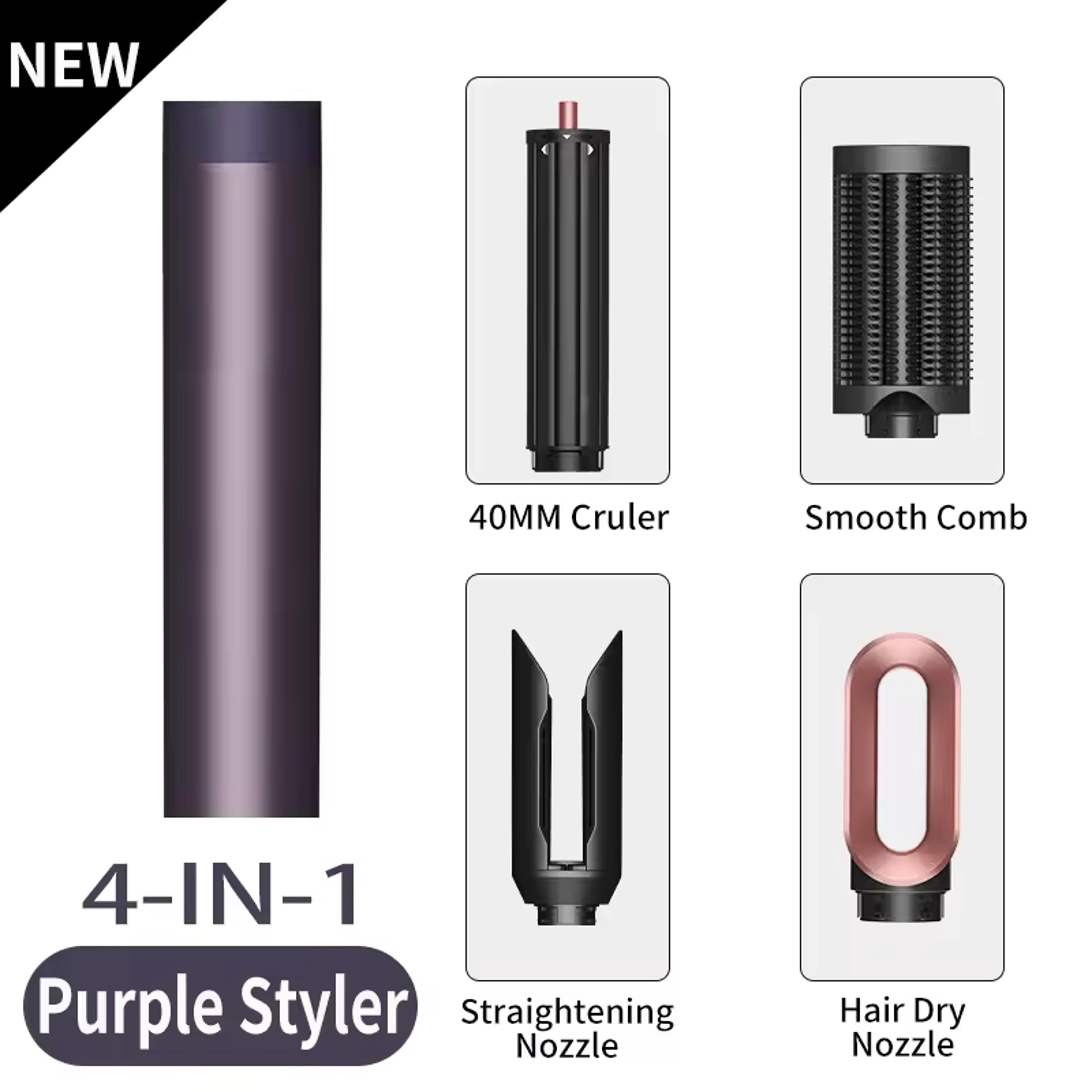 Hair Styler With Negative Ion Hair Dryer Brush For Fast Drying Curling  Volumizing 6
