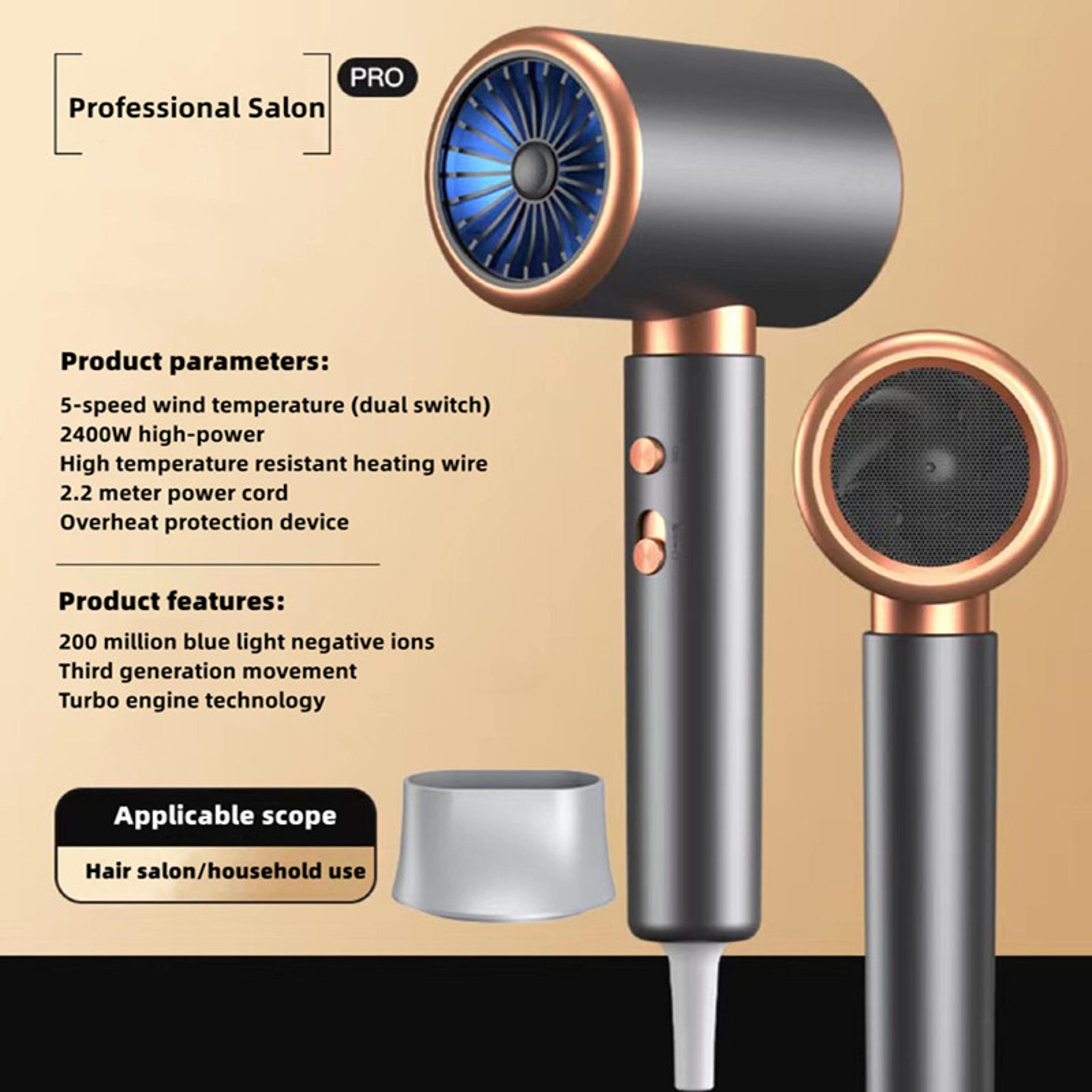 Professional Ionic Hair Dryer Fast Drying Negative Ion Blow Dryer 5