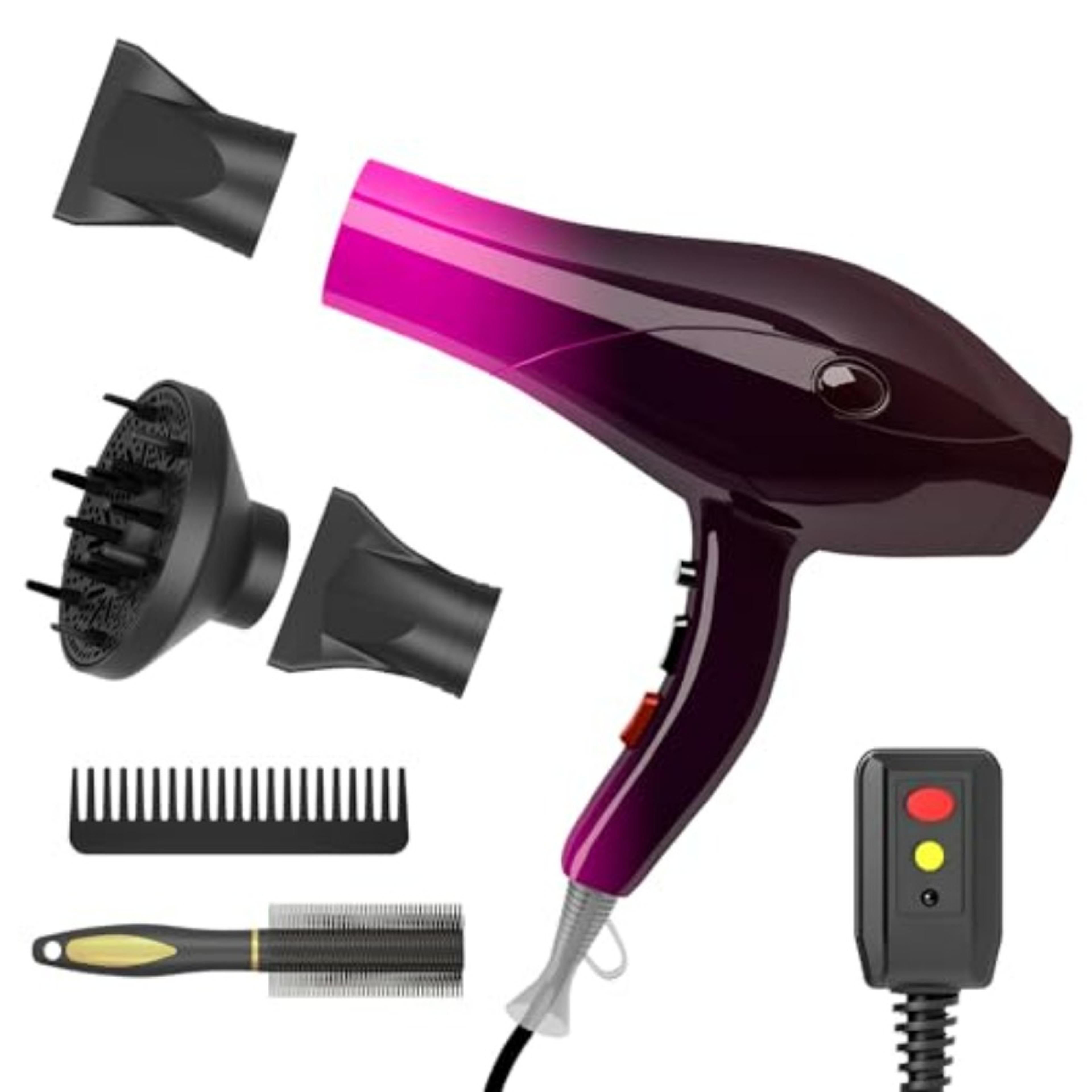Professional Ionic Hair Dryer Fast Drying Negative Ion Blow Dryer With Diffuser 7