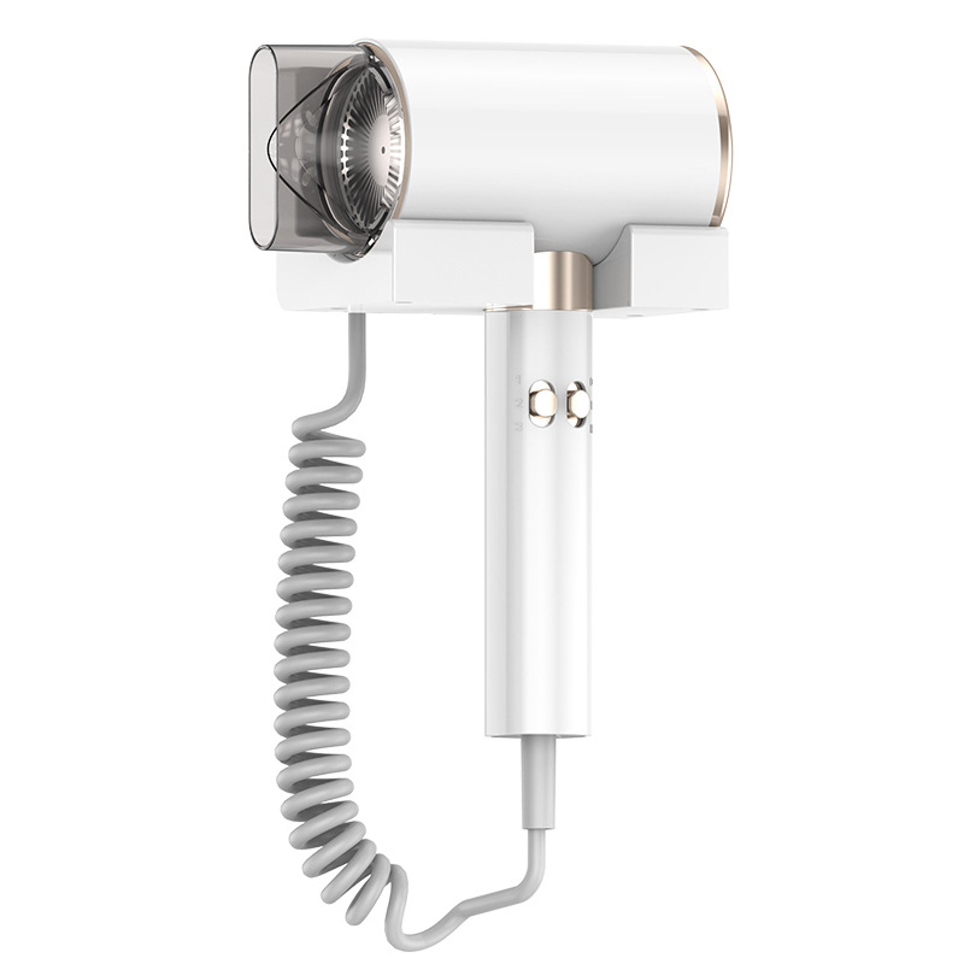Wall Mounted Hair Dryer With Fast Drying Quiet Operation  No Drill Installation 1