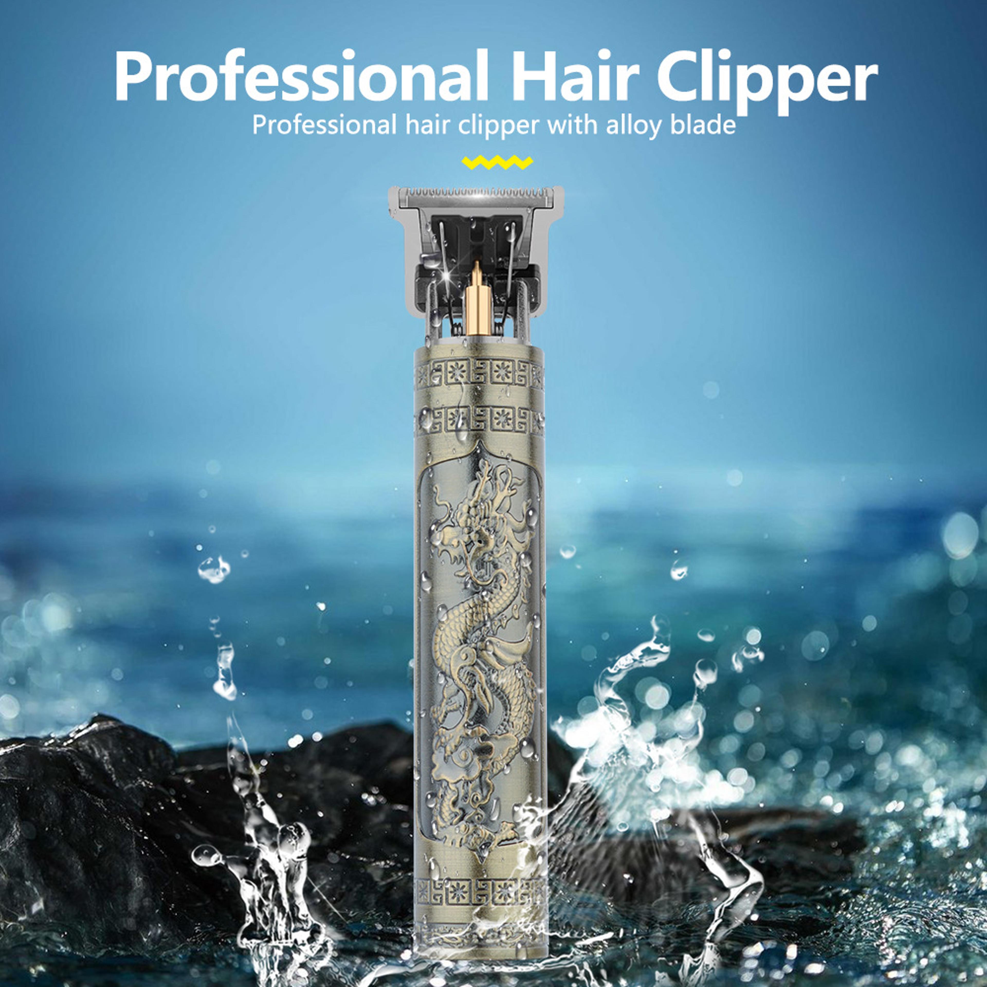 Retro Hair Trimmer  Cordless Hair Clipper For Men With Precision T Blade Grooming Kit 1