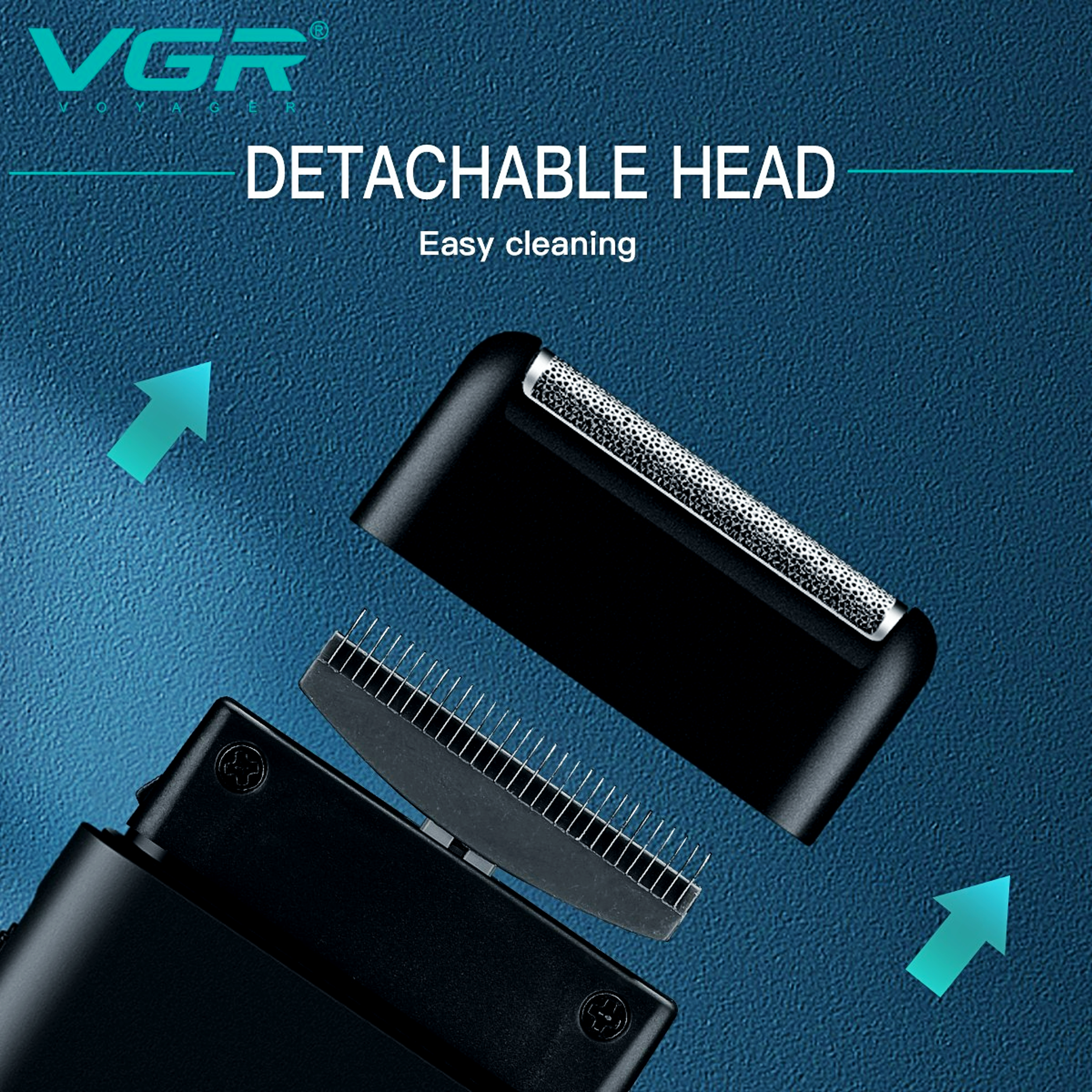 Electric Shaver USB Rechargeable Portable Mini Shaver For Men With Pop Up Trimmer 1