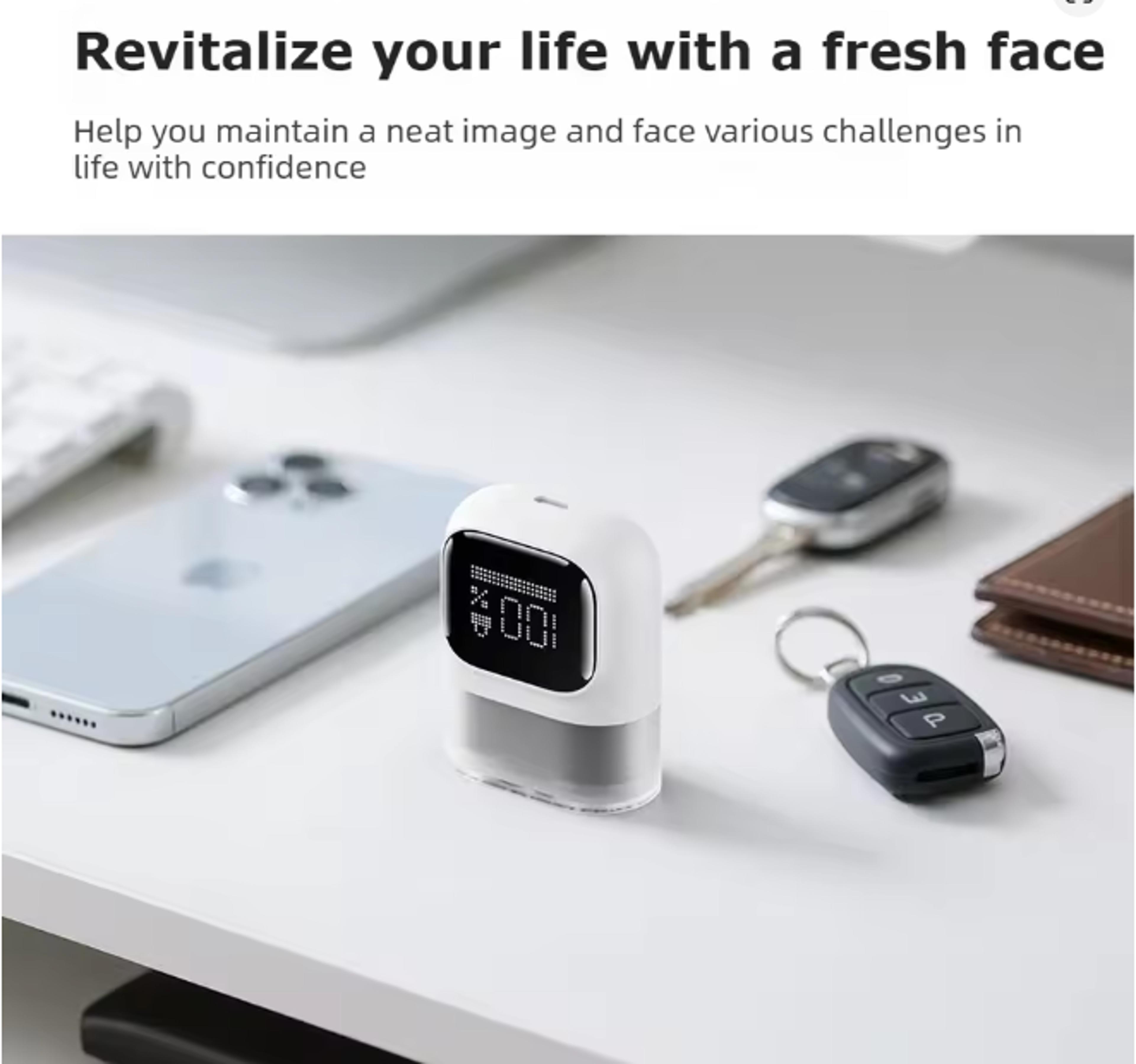 Mini Electric Shaver Dual Head Portable Travel Razor With Digital Display Waterproof Rechargeable F 5