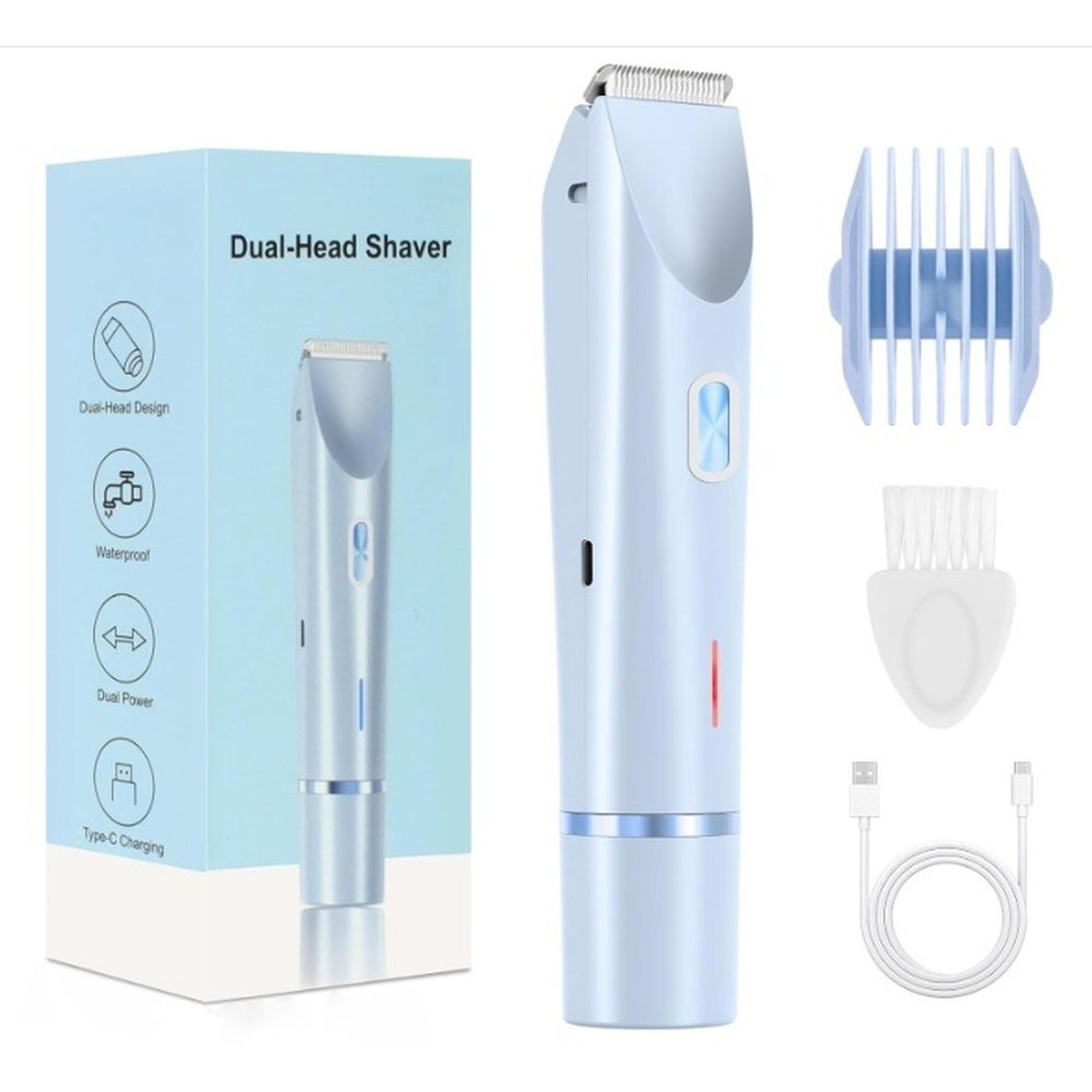 Rechargeable Women Electric Shaver For Bikini Legs  Underarms With Detachable Head 8