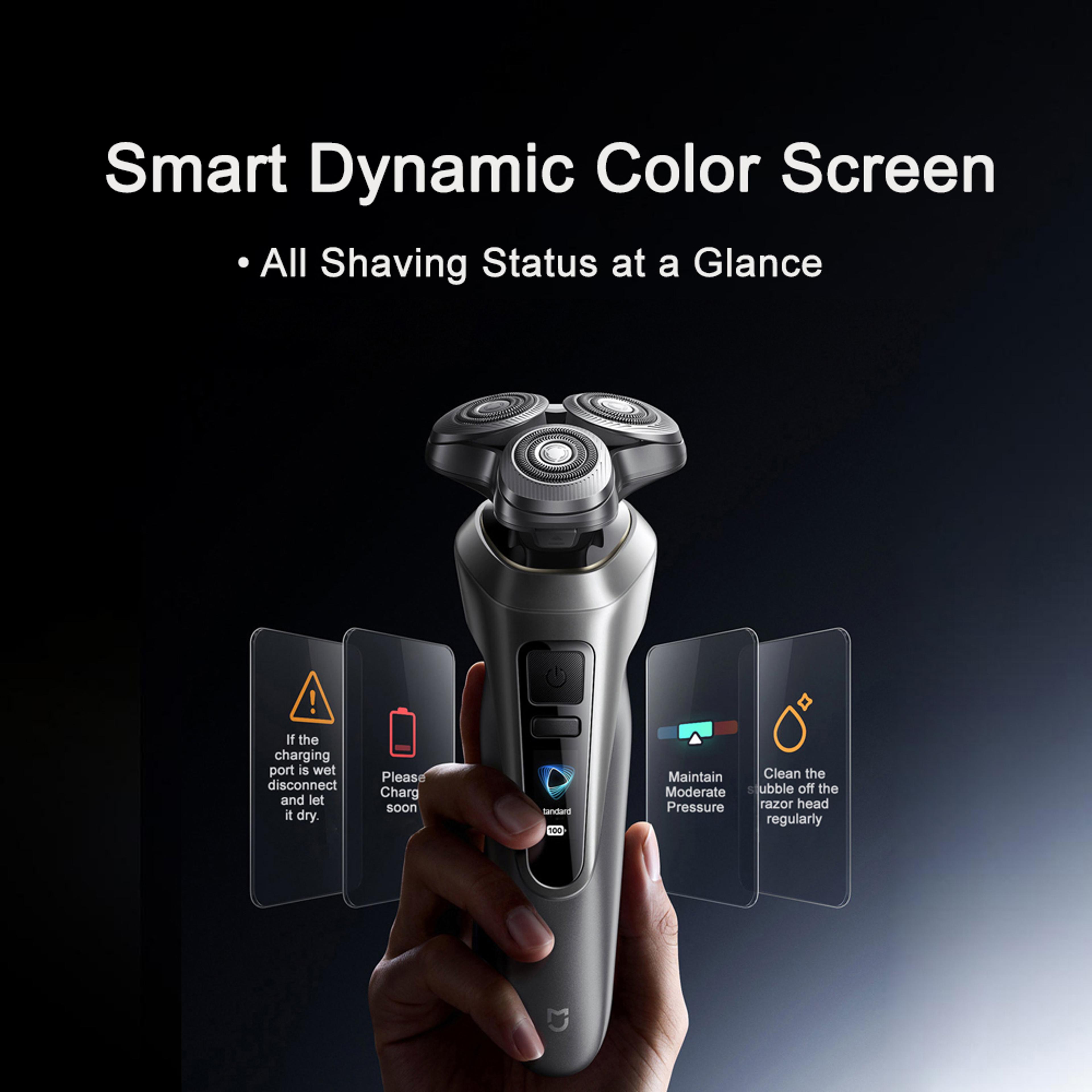 Electric Shaver With Floating Heads Smart Display  USB C Fast Charging 3