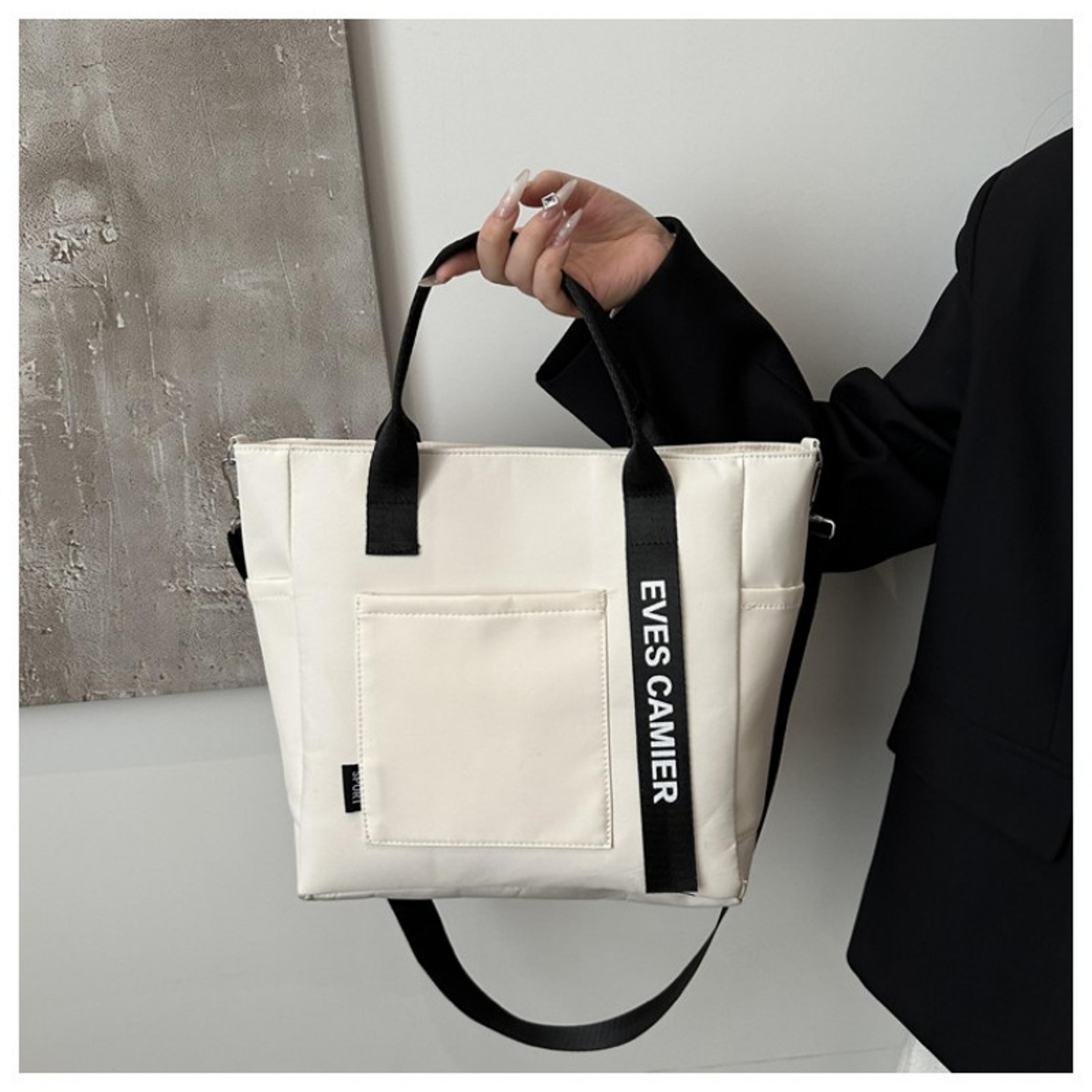 Waterproof Nylon Tote Bag For Women Large Capacity Crossbody Work  Travel Handbag 1