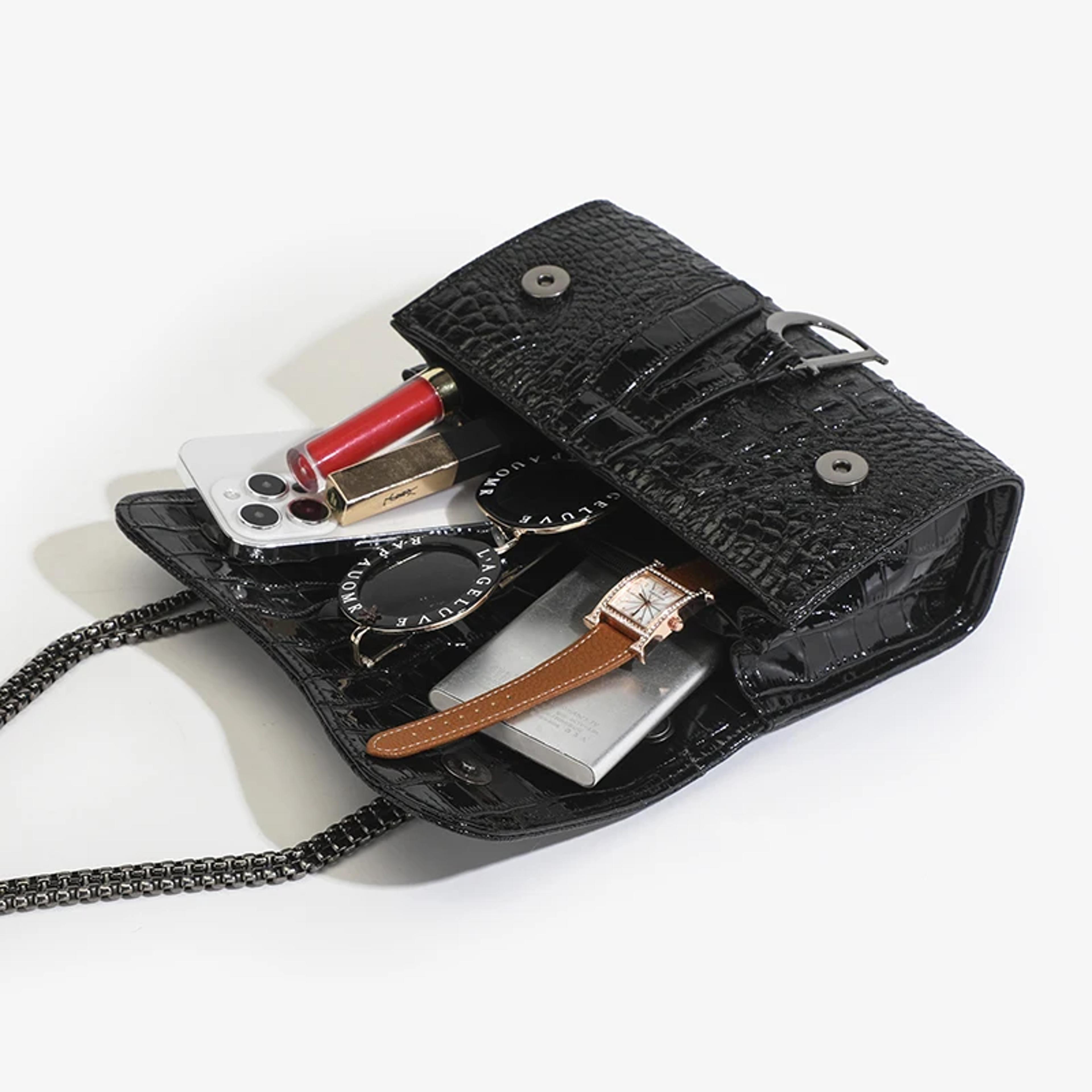 Luxury Crossbody Bag For Women With Chain Strap Sequined Designer Shoulder Messenger Purse 3