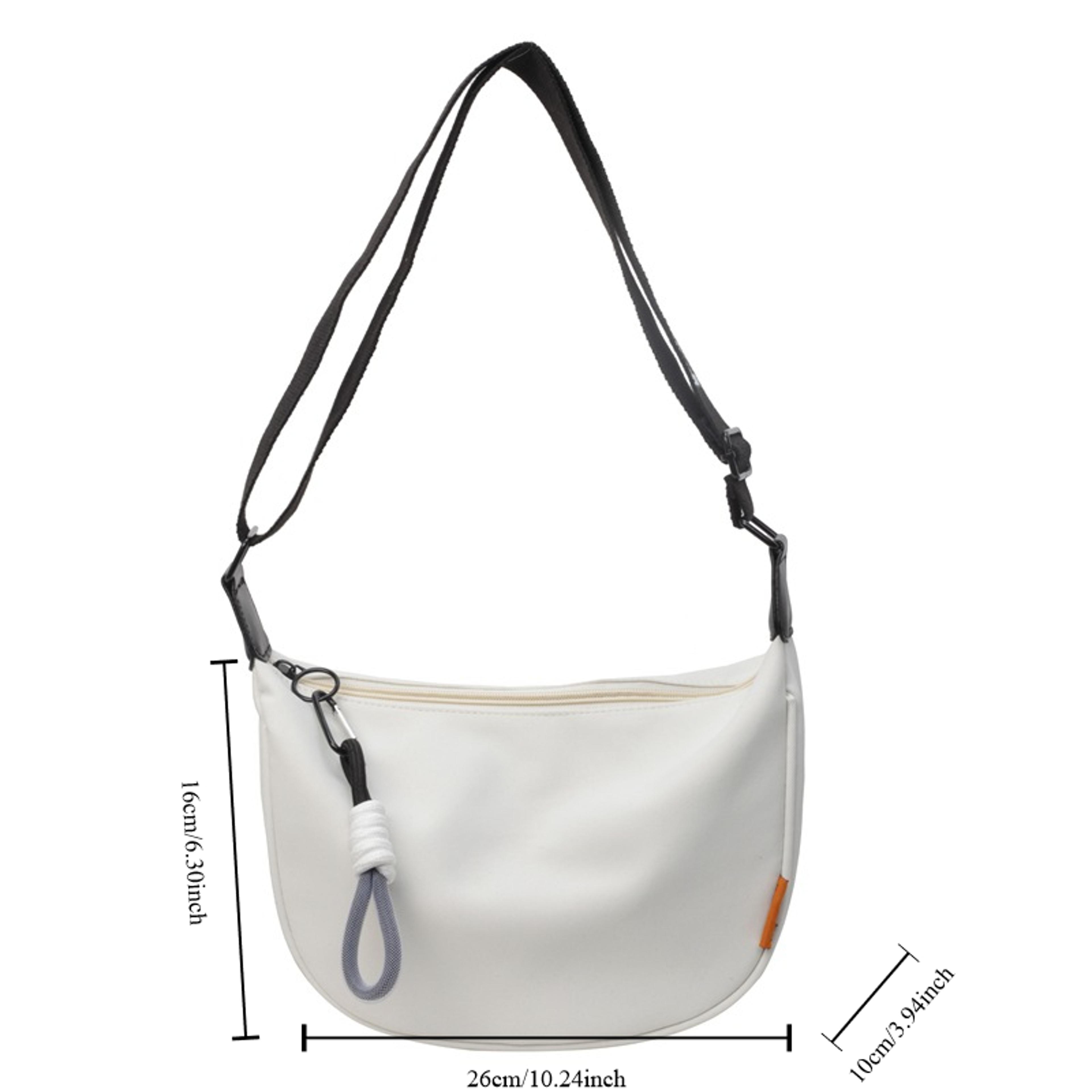 Women Crossbody Bag Wide Strap Commuter Dumpling Shoulder Purse For Everyday Style 3