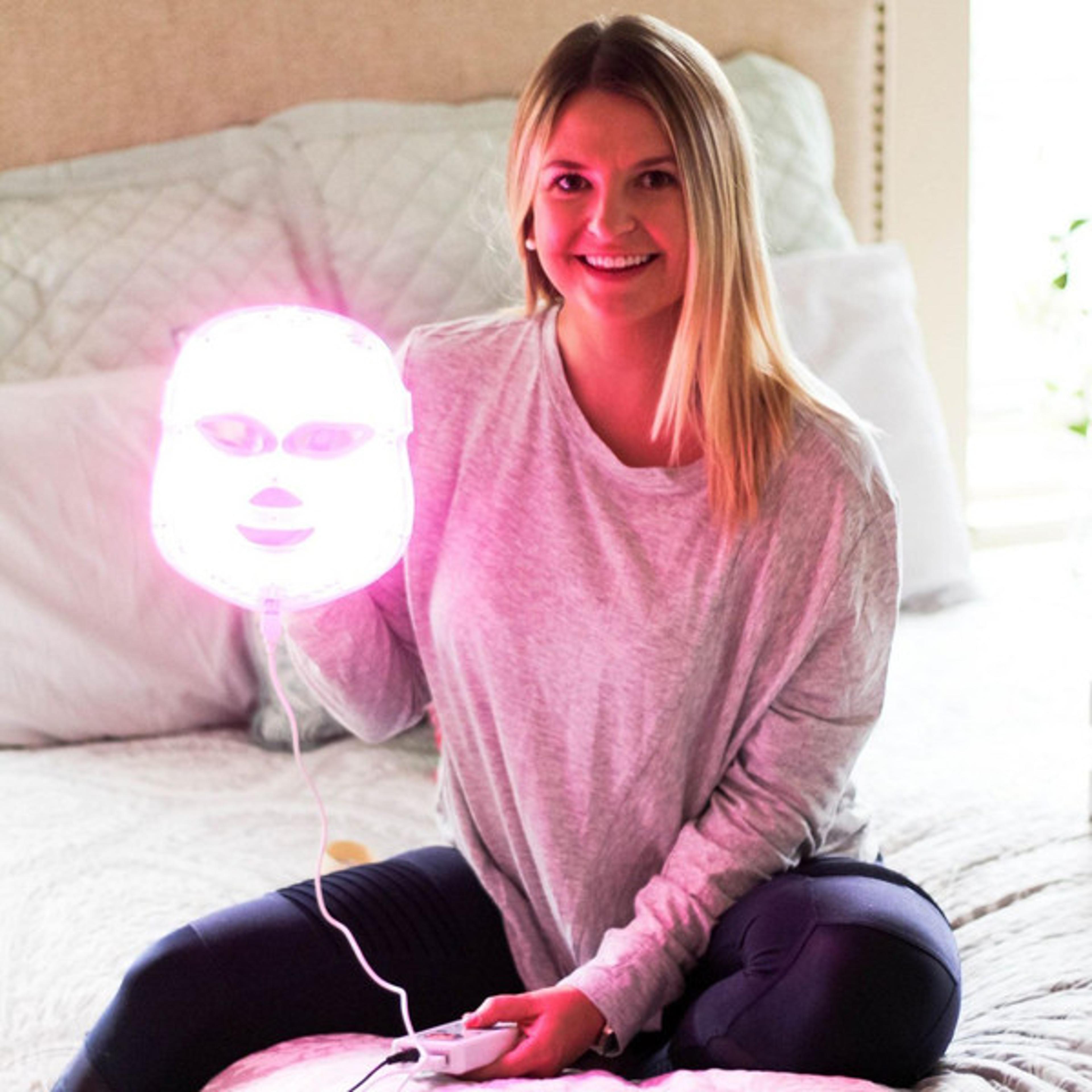 led spa facial mask