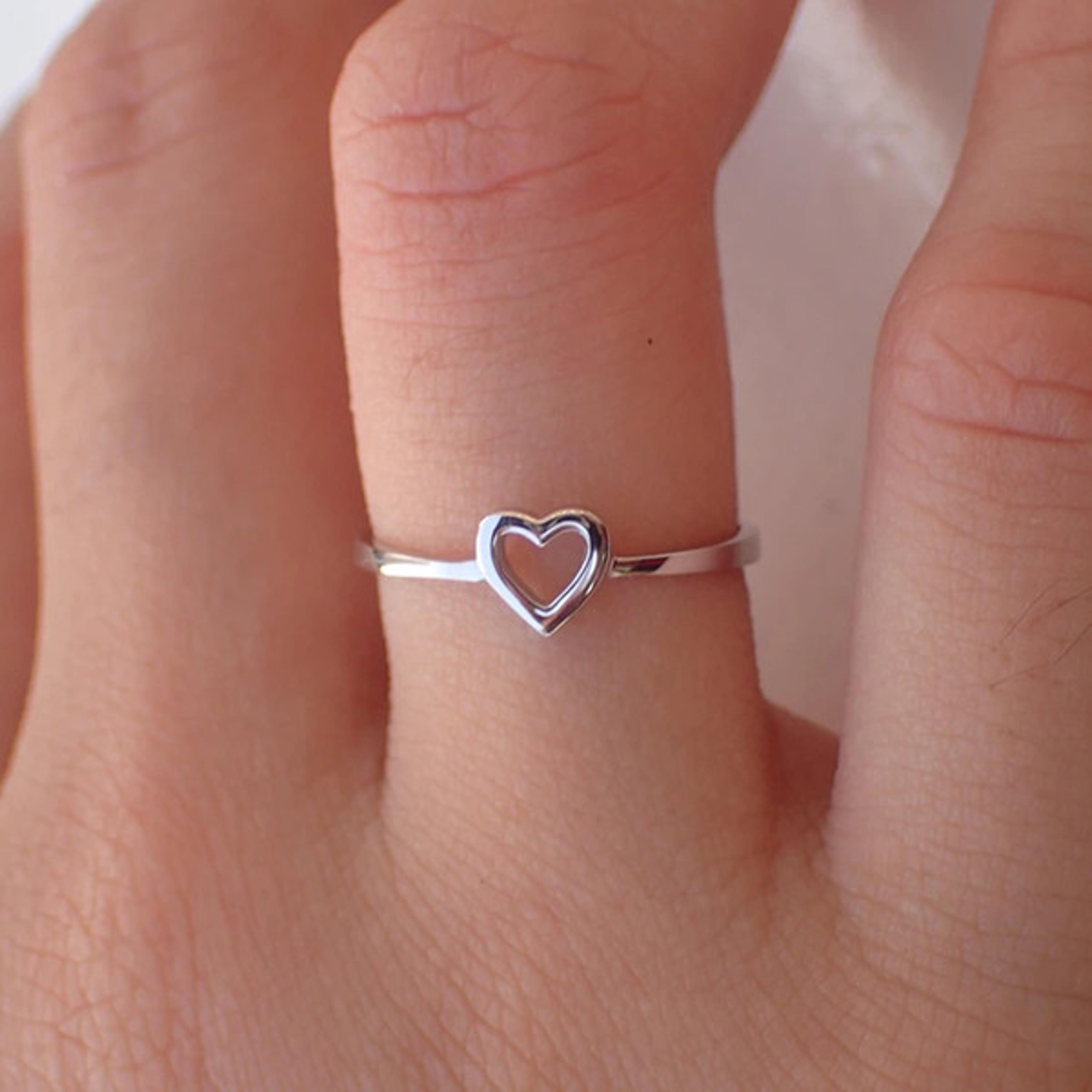 elegant heart love ring for women timeless romance & everyday wear