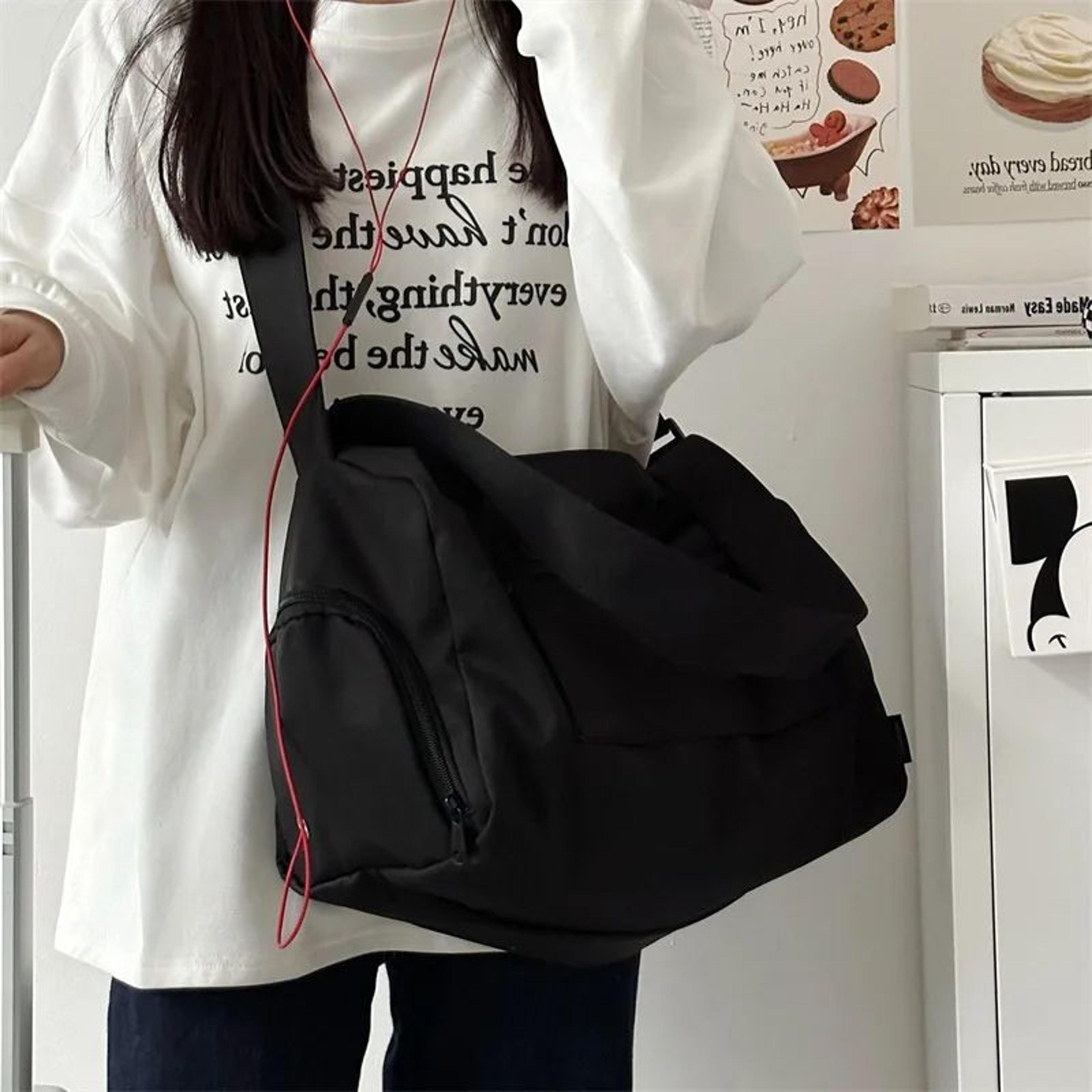 Large Crossbody Travel Tote Bag For Women Canvas Shoulder Messenger Bag 5
