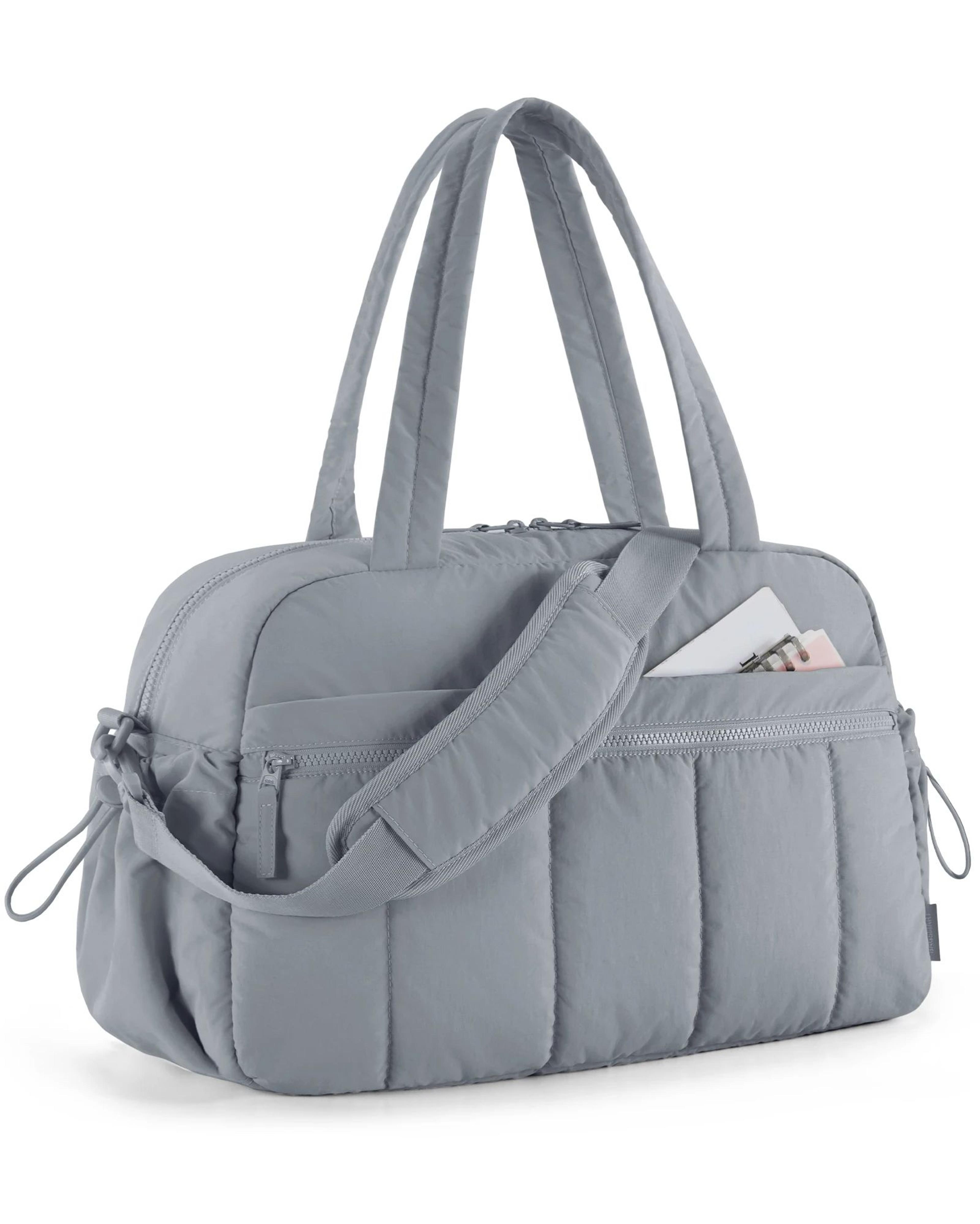 large capacity travel bag for women, multifunctional gym duffel bag, compatible storage organizer