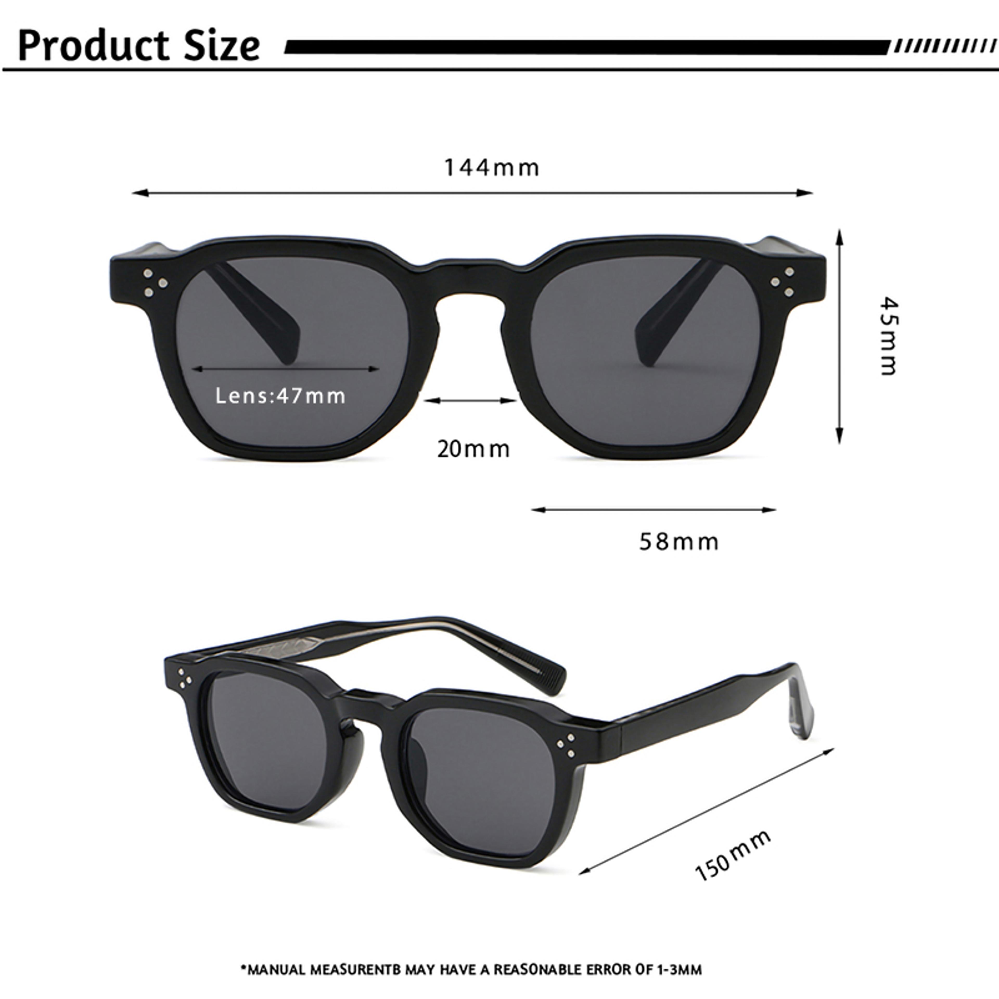 Retro Punk Men Sunglasses Small Frame Square Personalized Design Sun Glasses For Women Travel Party 1