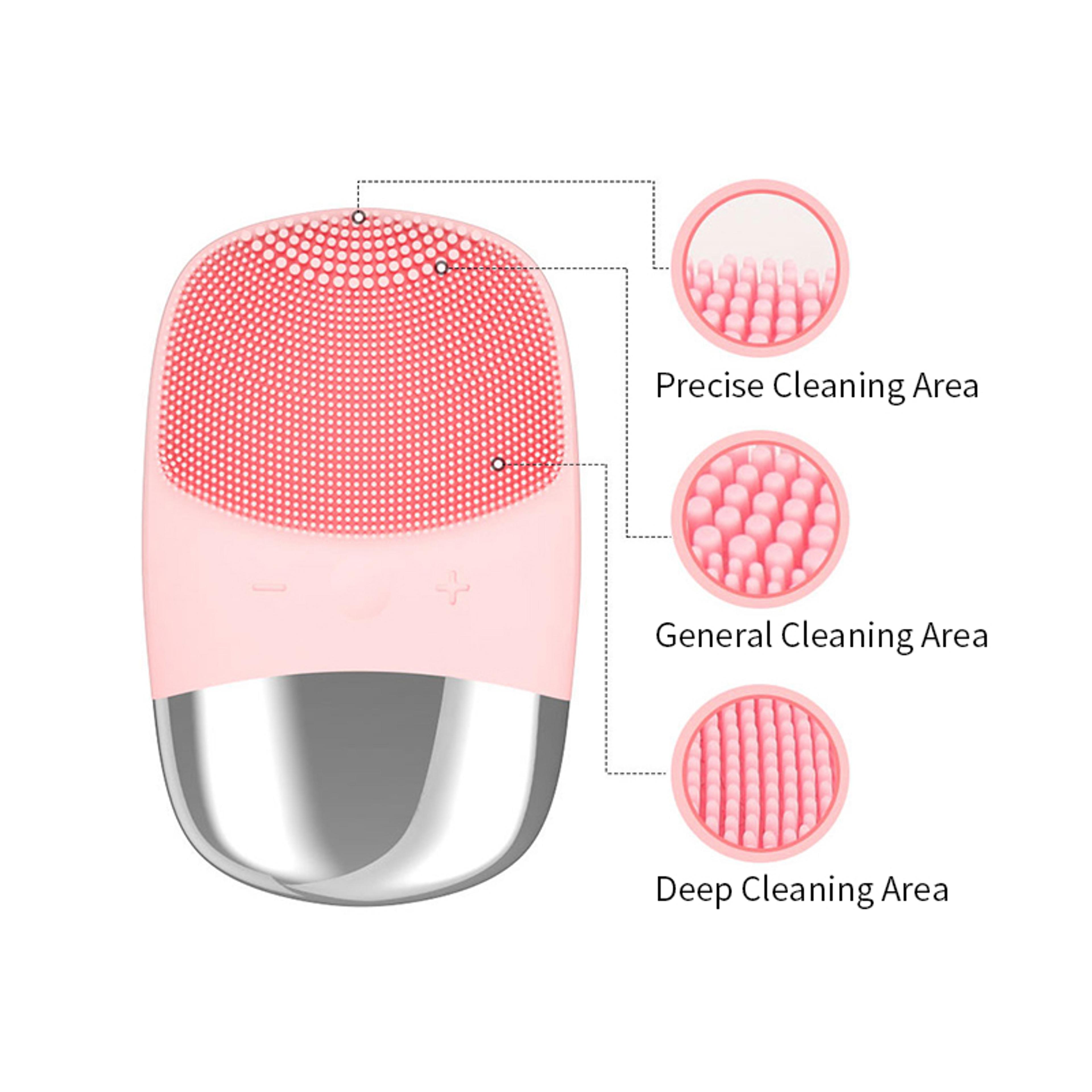 Brush Sonic Electric Facial Cleanser Electric Face Cleansing Brush Skin Care Tools Scrubber Massage 3
