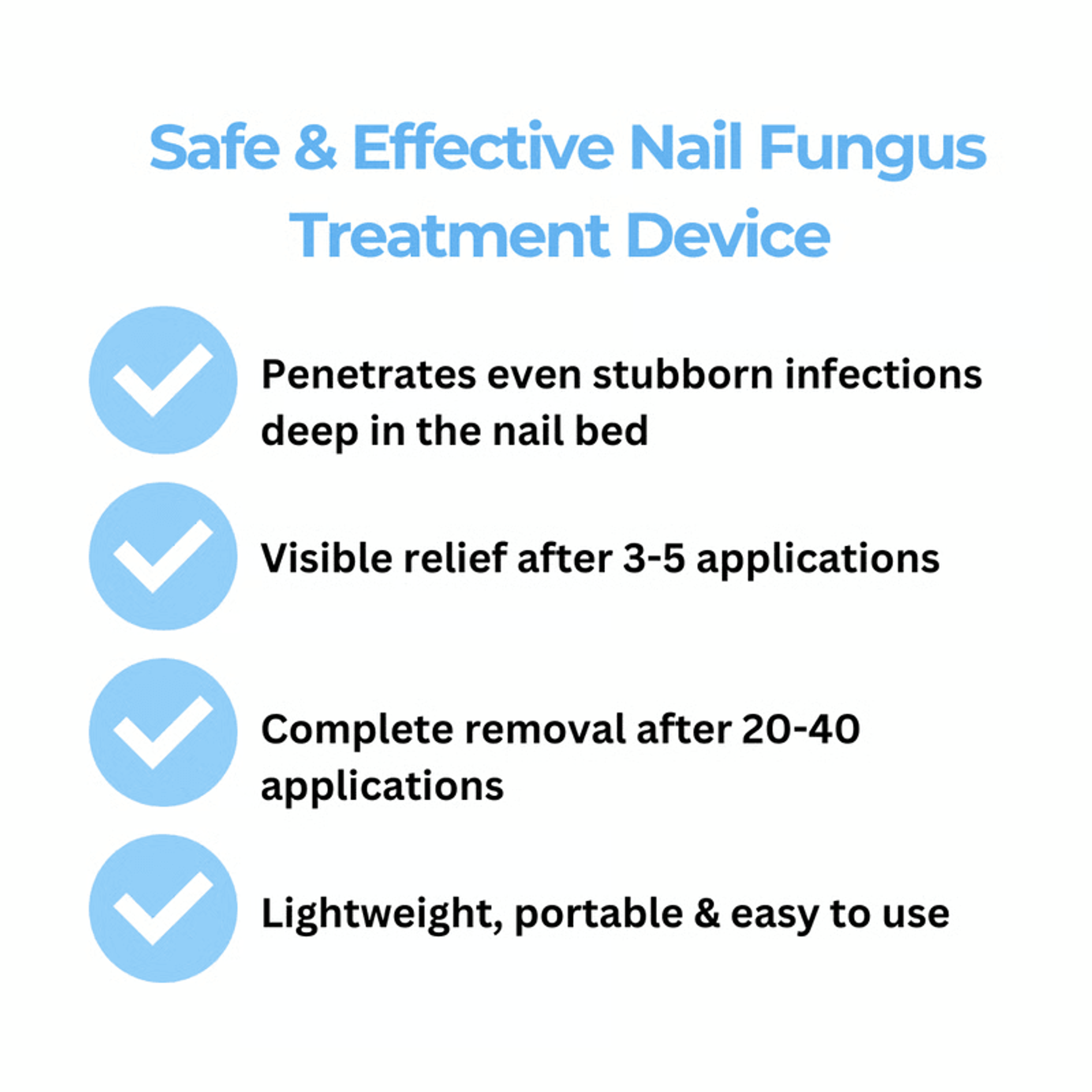 Painless Nail Fungus Laser Treatment Device For AtHome Healing  Fungal Nail Repair 3