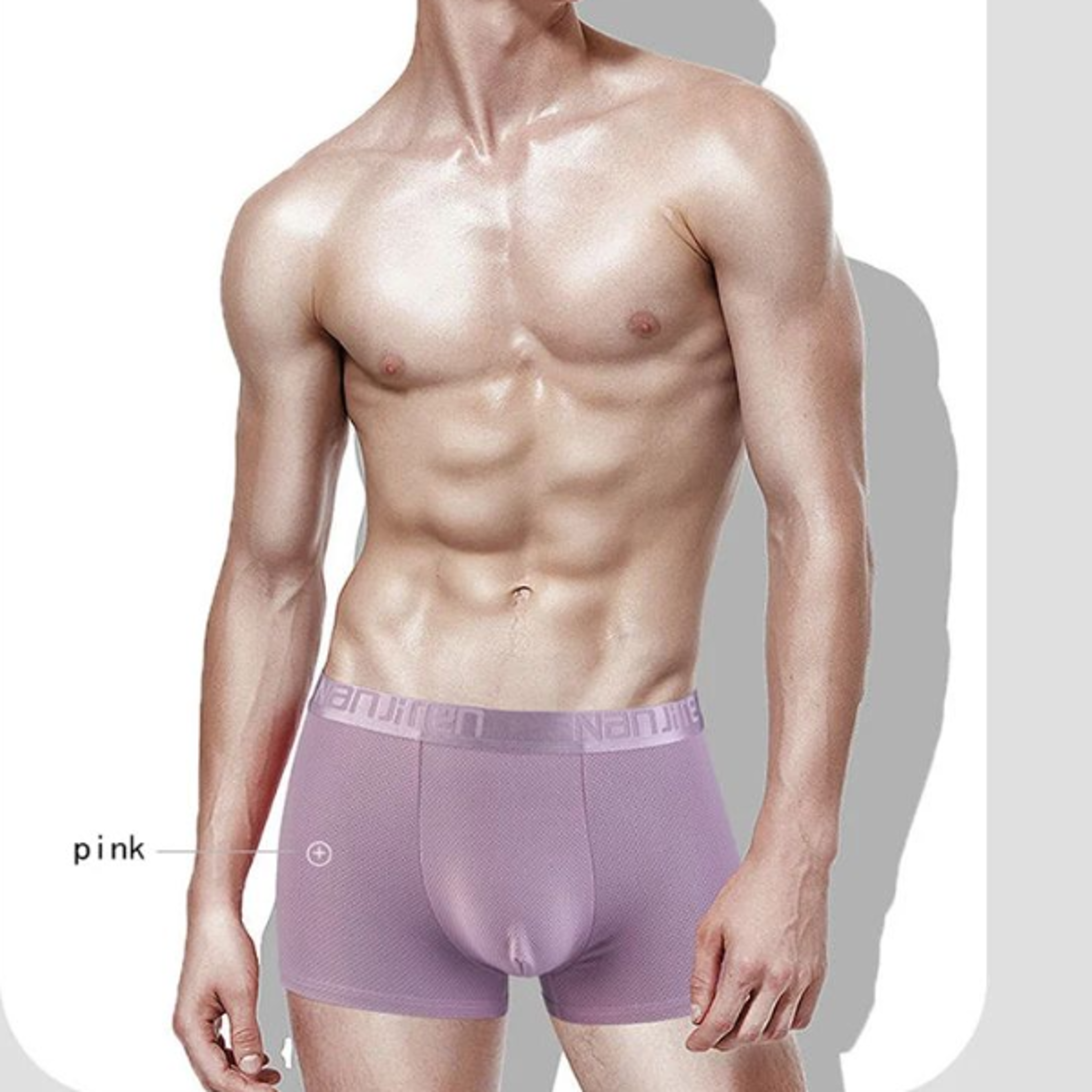 Men Boxer Shorts Ice Silk Underwear Cool Breathable  Sexy Slim Panties For AllDay Comfort 4