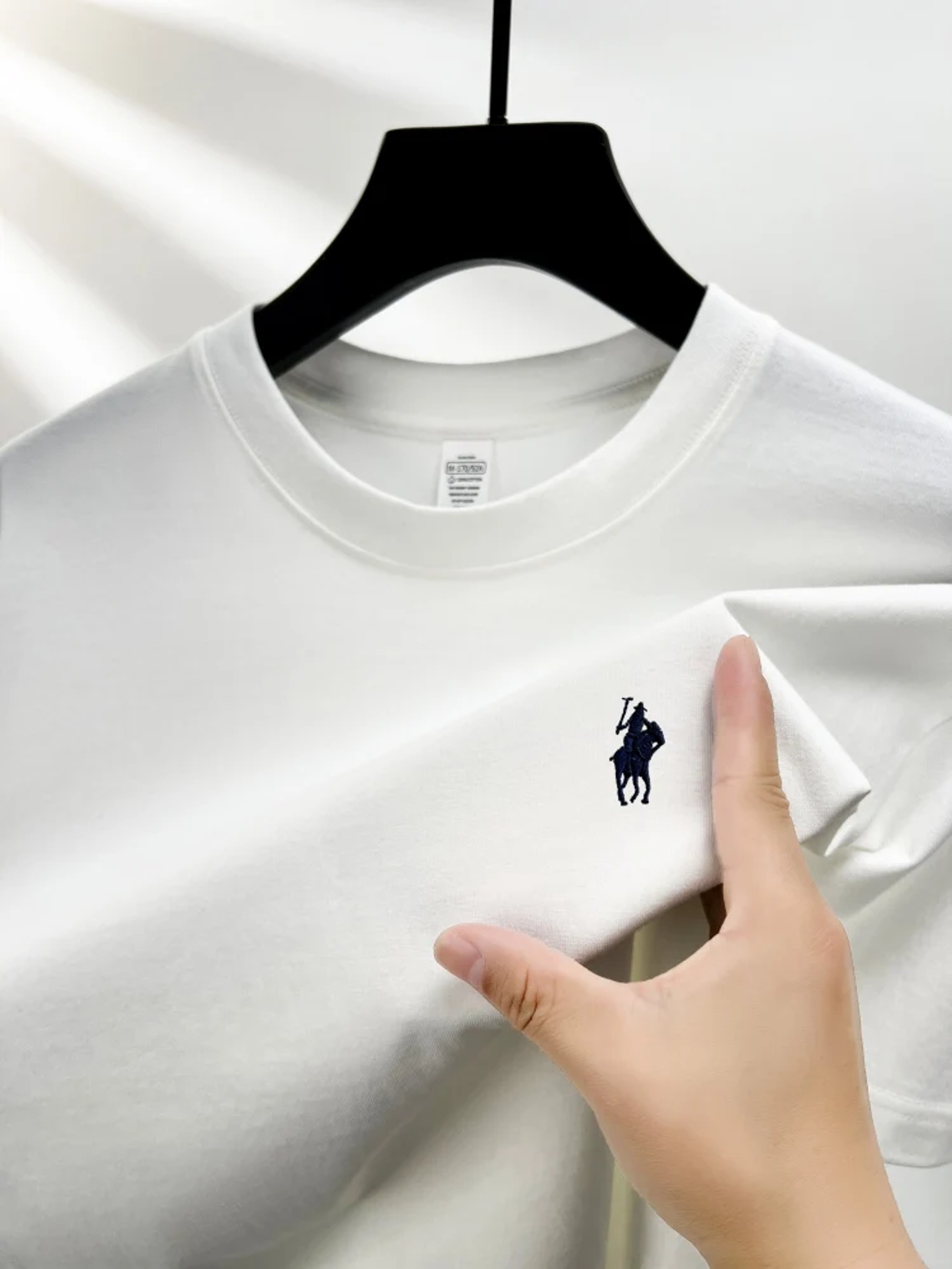 Premium Mens Pure Cotton TShirt Luxury Summer Crewneck Top With Exquisite Pony Embroidery 9