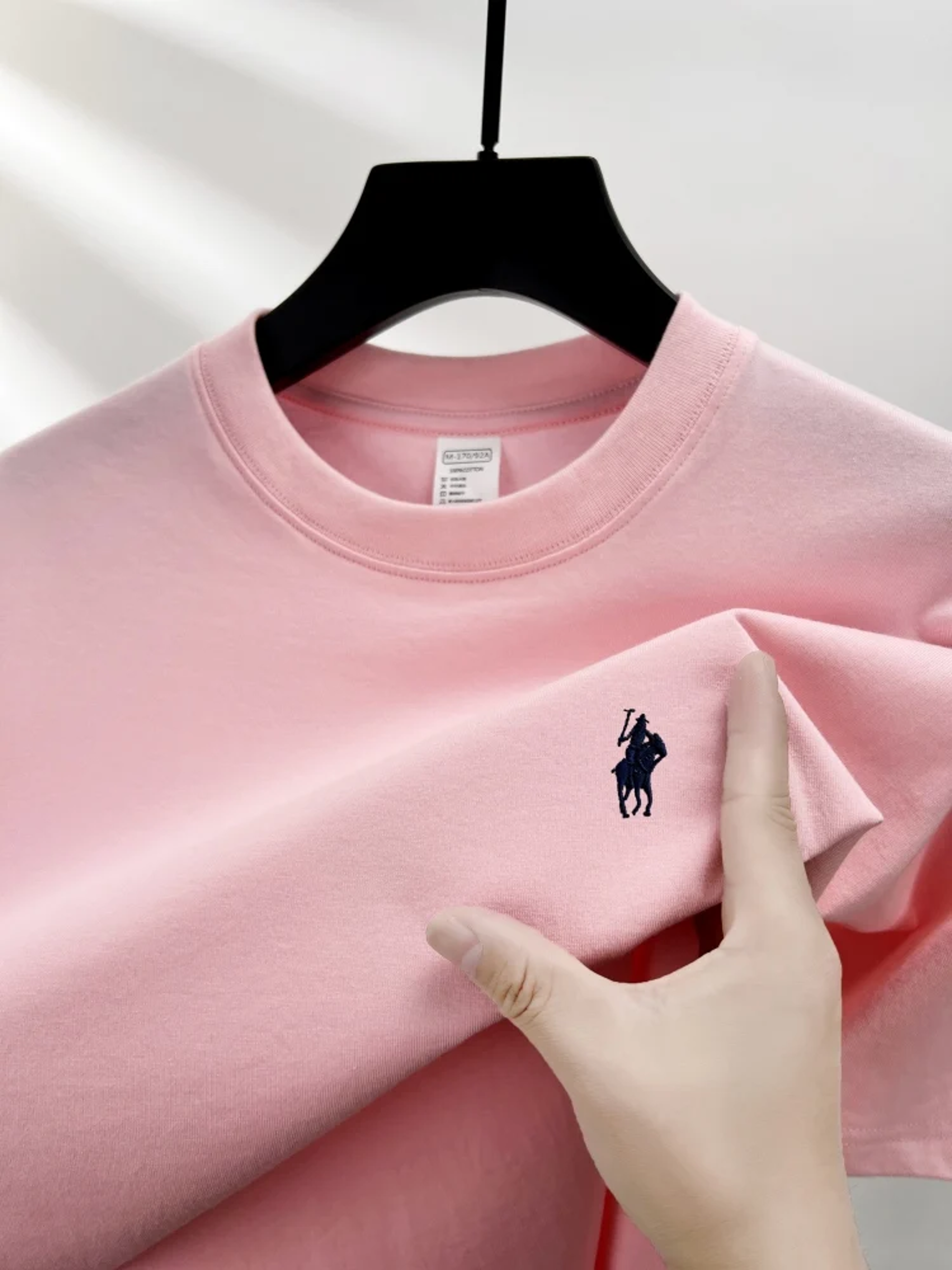 Premium Mens Pure Cotton TShirt Luxury Summer Crewneck Top With Exquisite Pony Embroidery 10