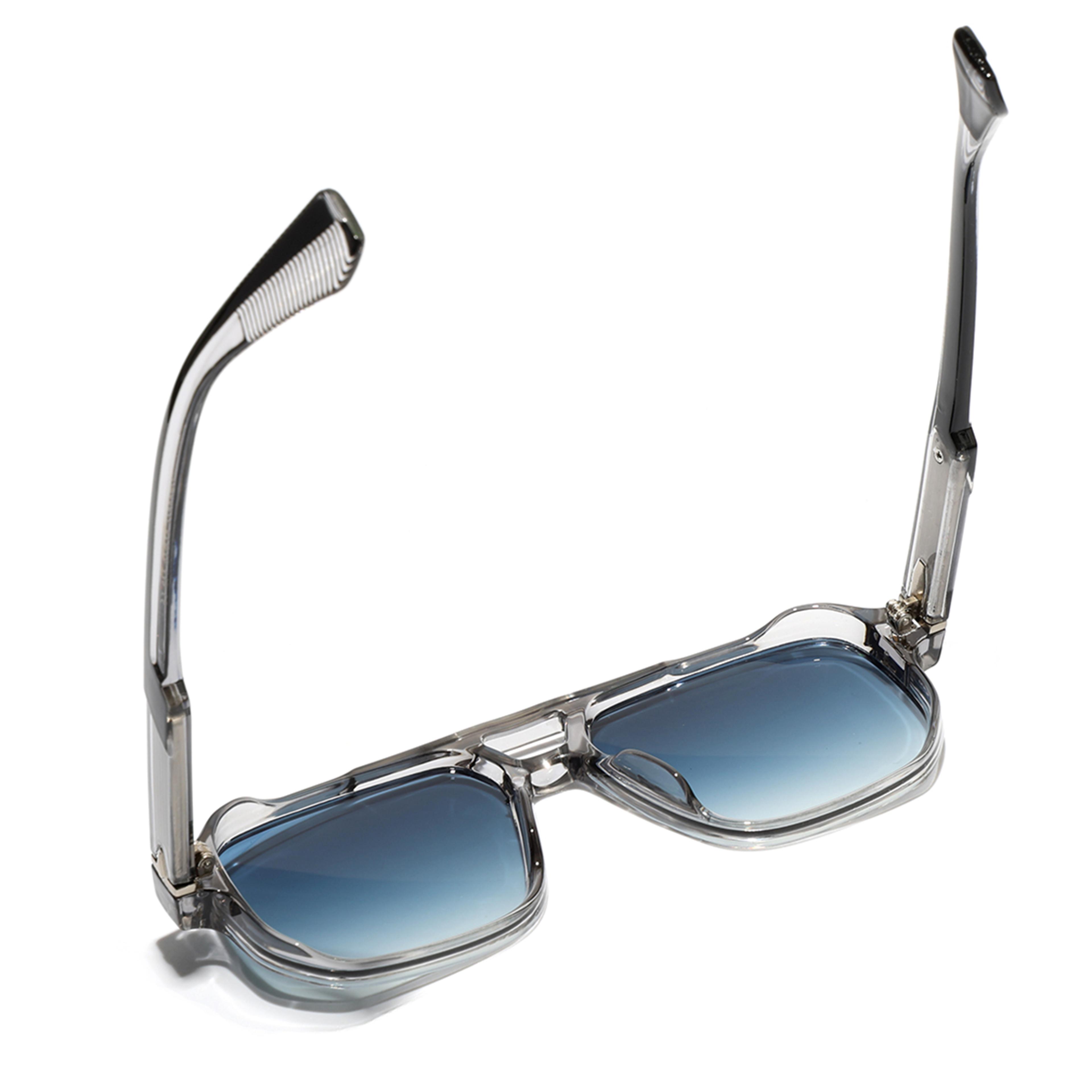 Retro Transparent Frame Sunglasses Luxury Designer Square Shades For Men And Women 3