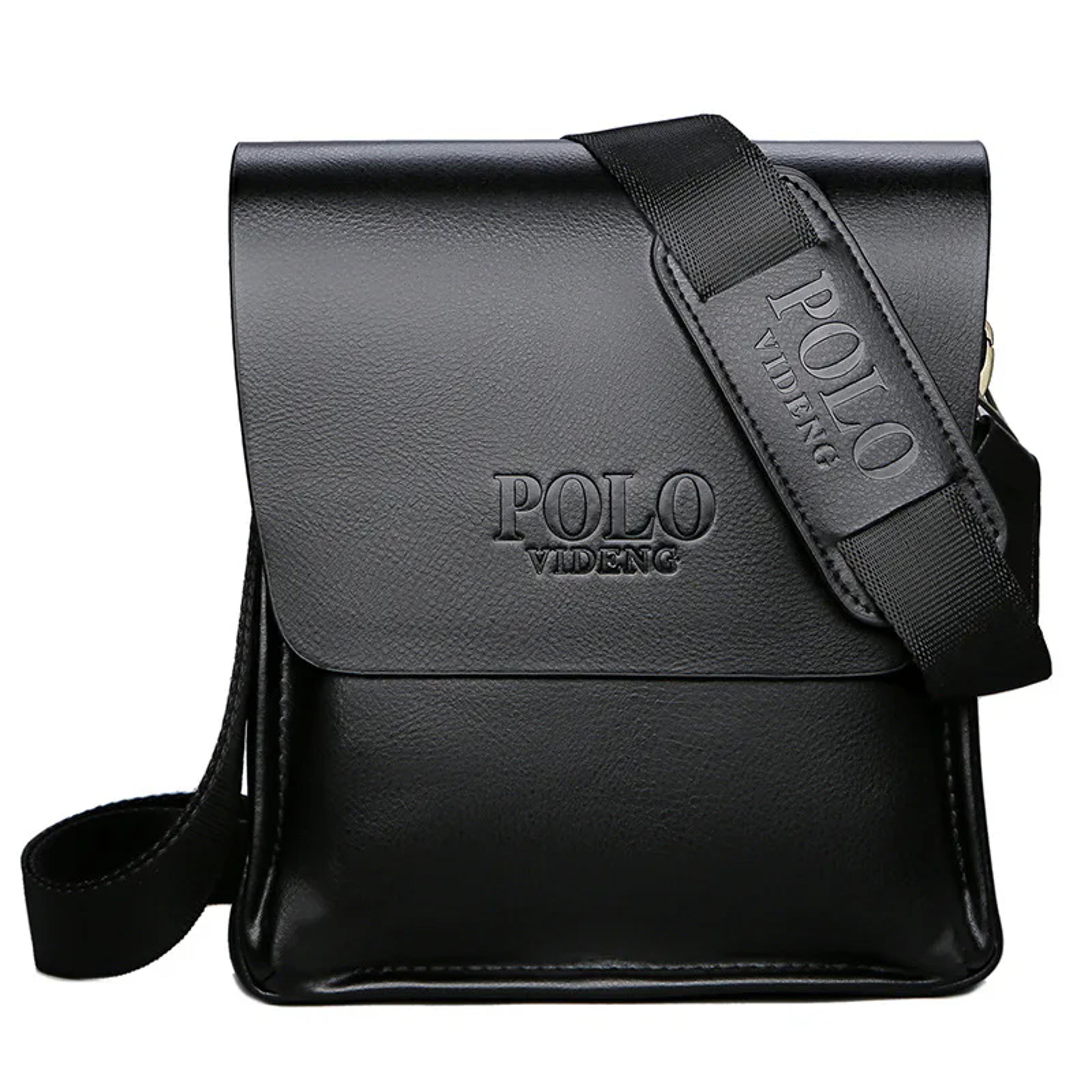 Polo Men Business Casual Shoulder Bag AntiTheft Vertical Sling And Crossbody Satchel For Travel 6