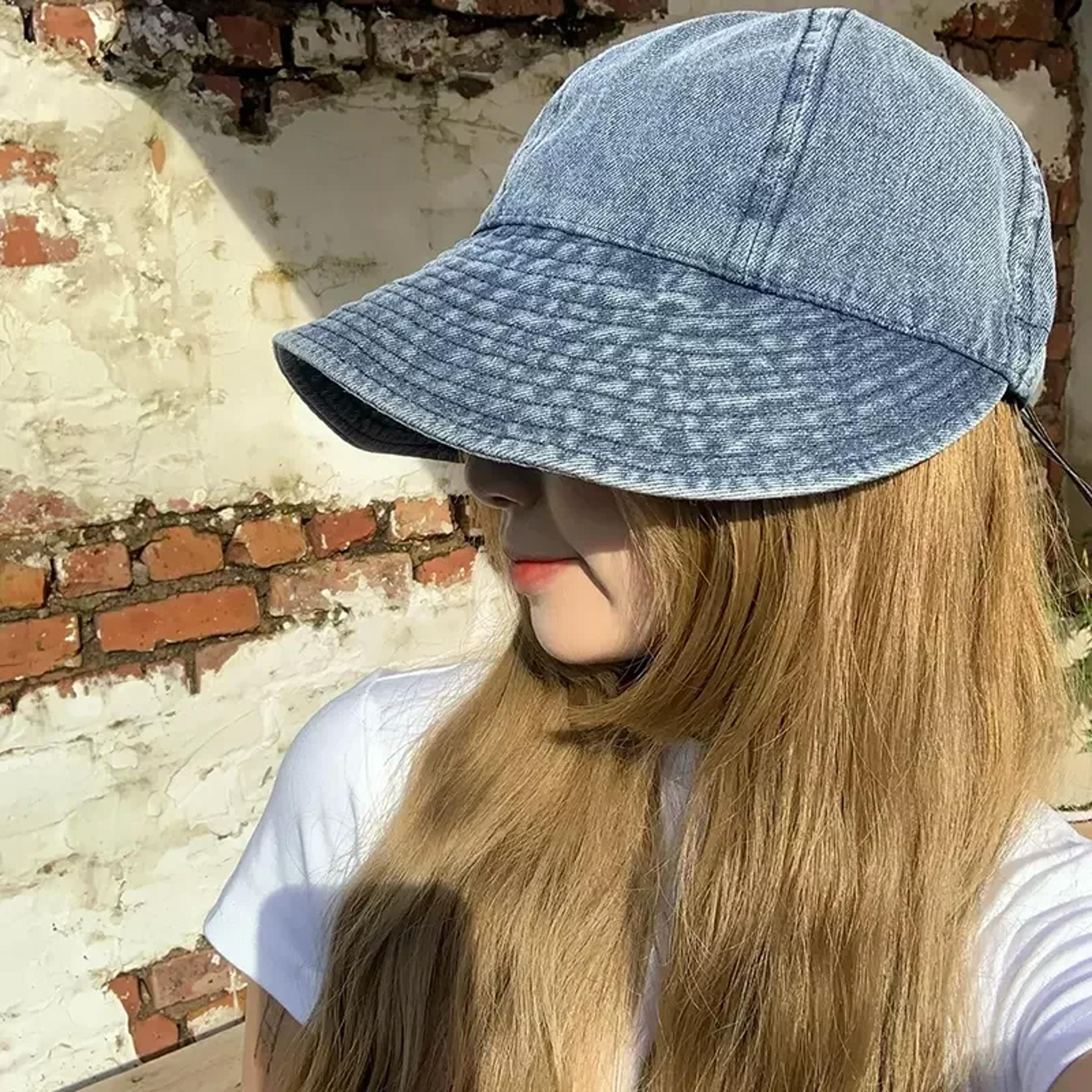 Aria Foldable Beach Bucket Hat  Women Wide Brim Sun Hat With UV Protection Ponytail Cap 3
