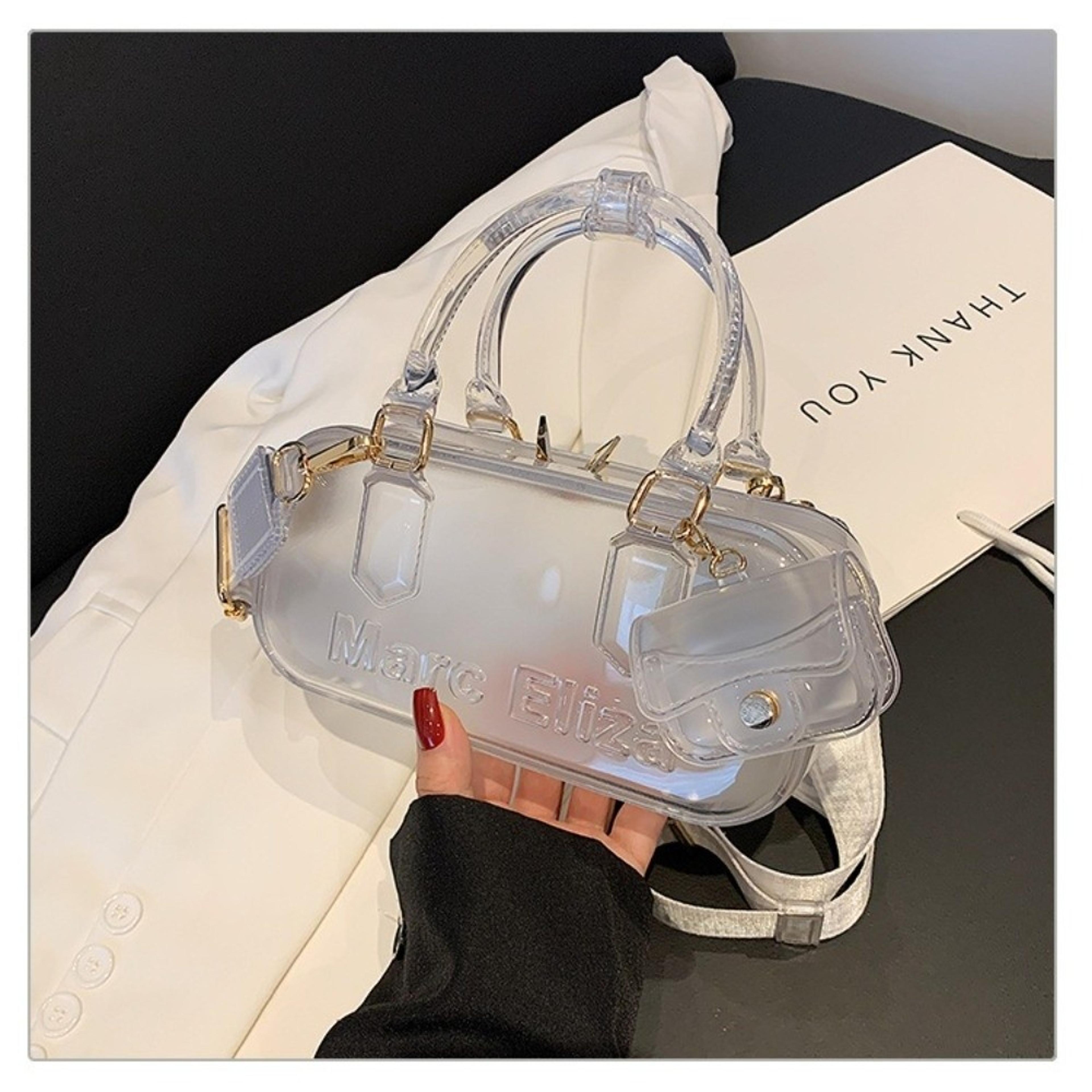 Clear Crossbody Bag Transparent Pillow Shoulder Purse For Stadium Events And Summer Style 1