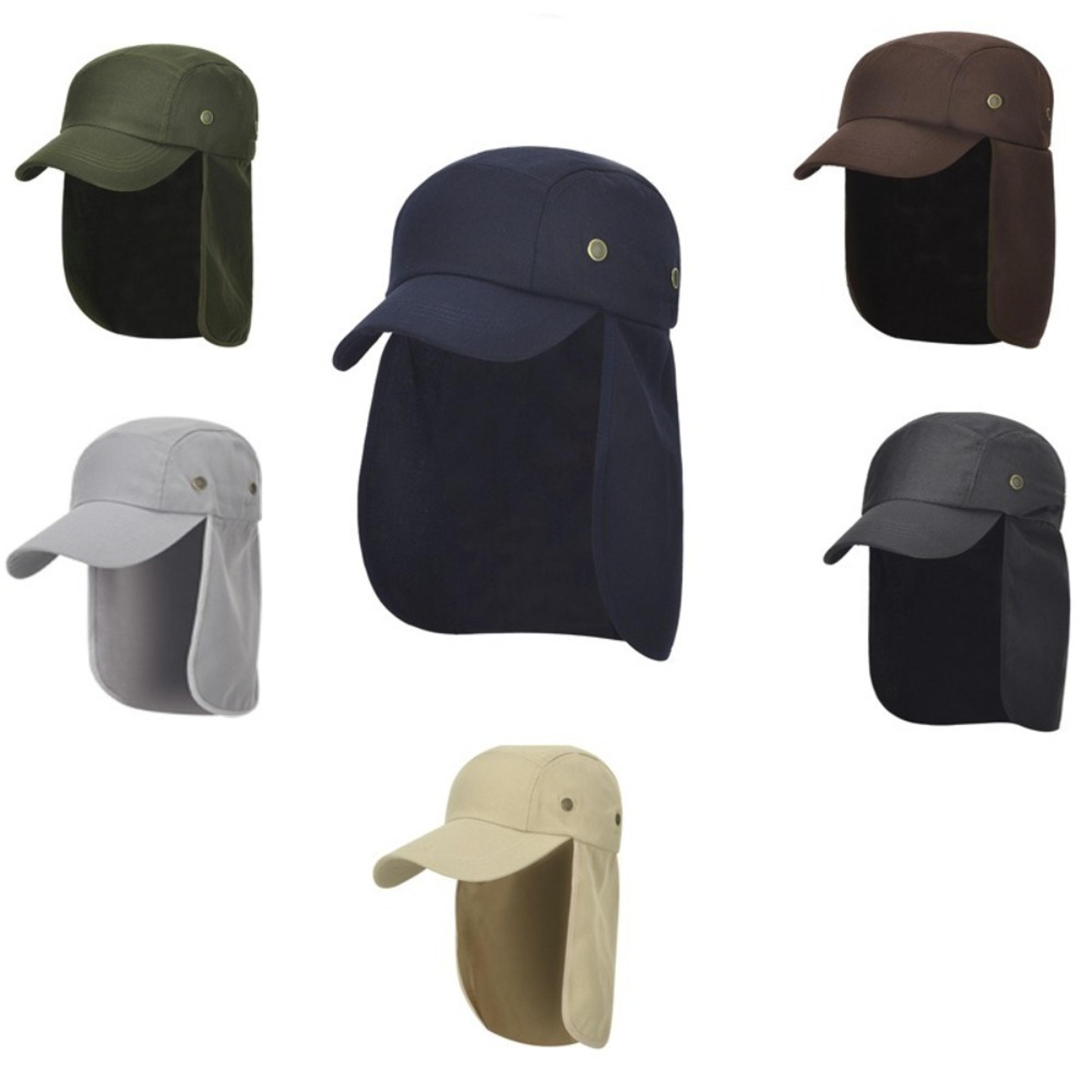 solshield uv protection sun hat with neck flap for outdoor fishing and hiking