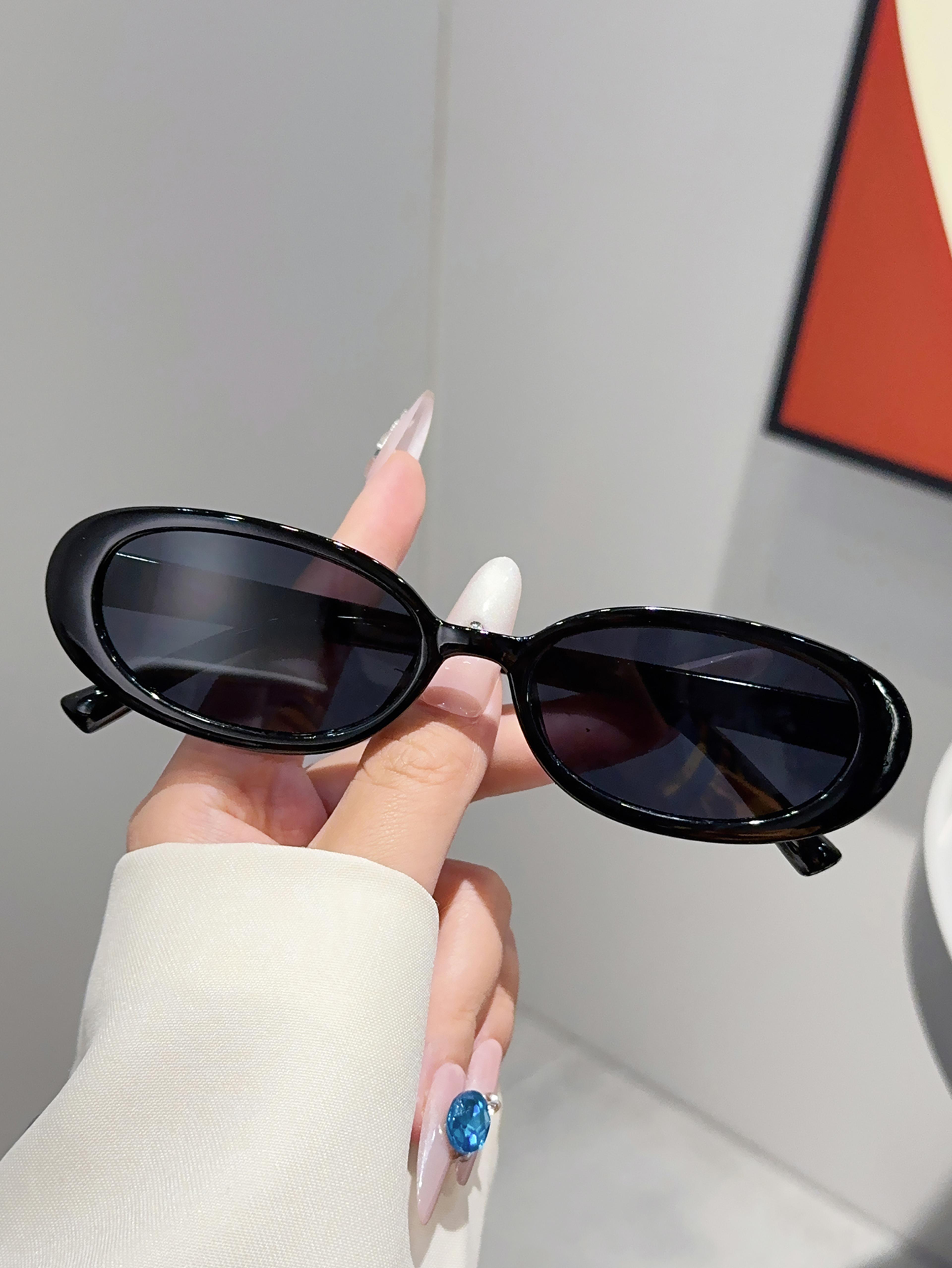 Chic Oval Glasses Set Retro Black And Tortoise Shell Eyewear For Daily Wear 3