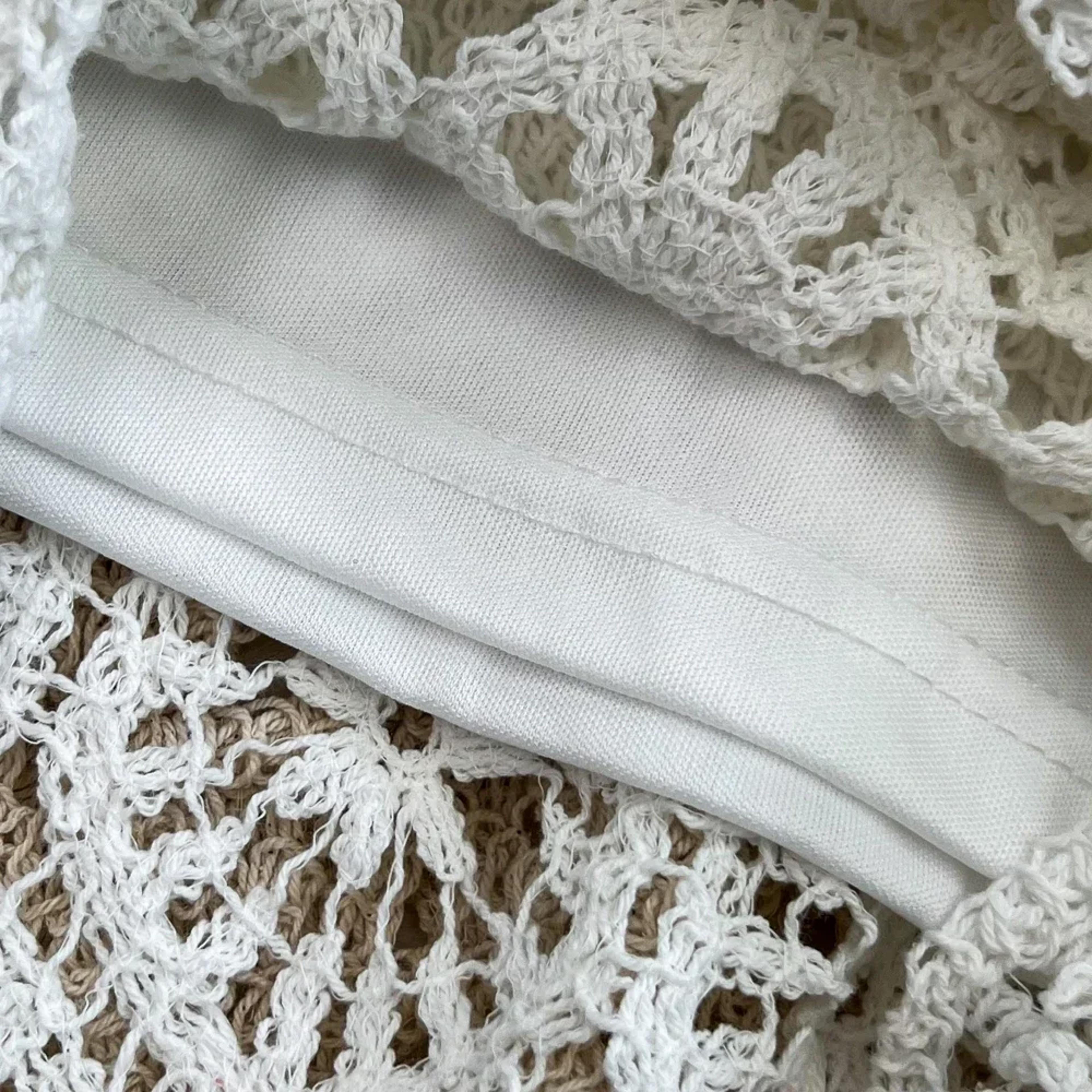 Boho Crochet Hollow Out Long Skirt Elegant Lace Patchwork Trumpet Summer Skirt 4