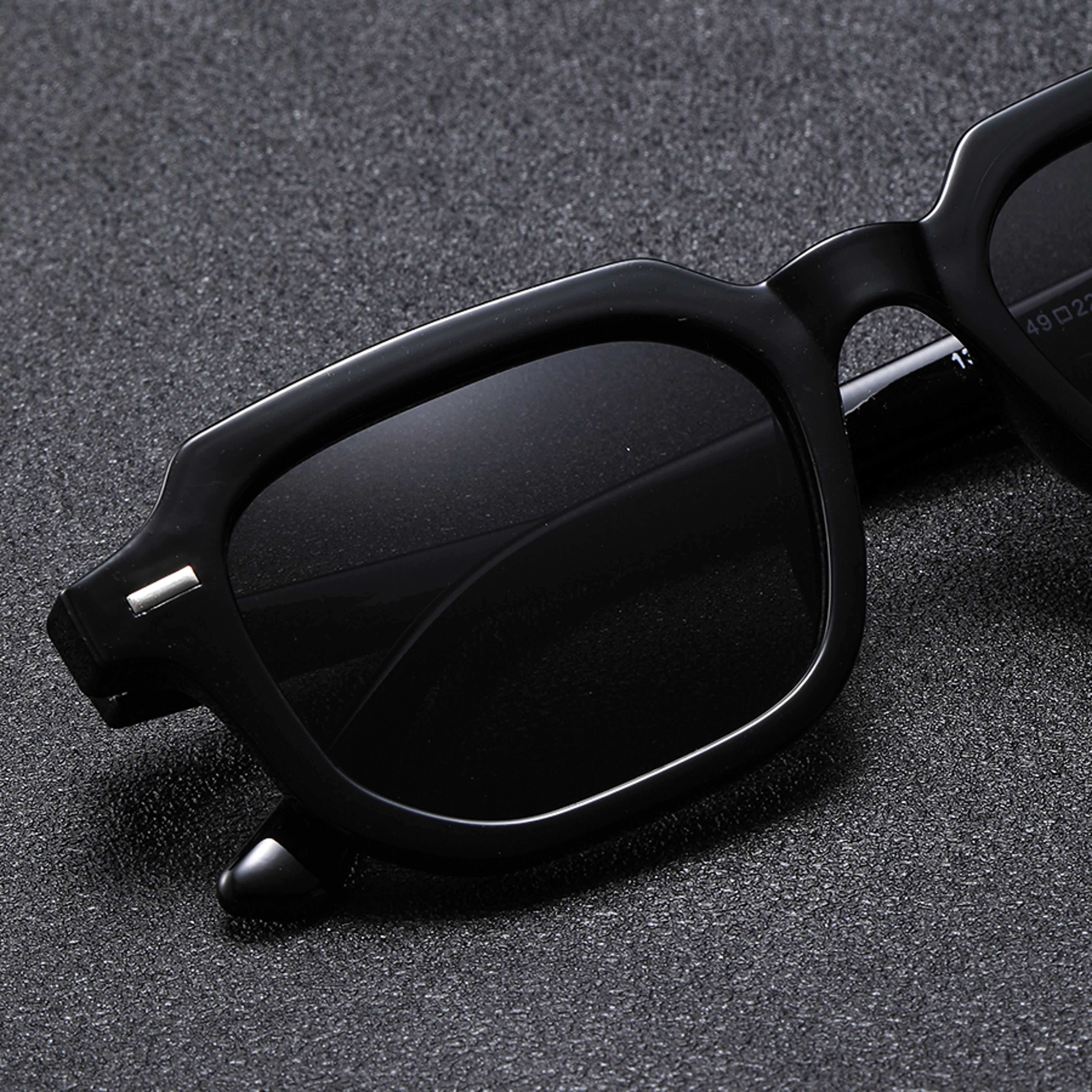 Y2K Square Sunglasses Retro Rivet Street Style Fashion Glasses 3