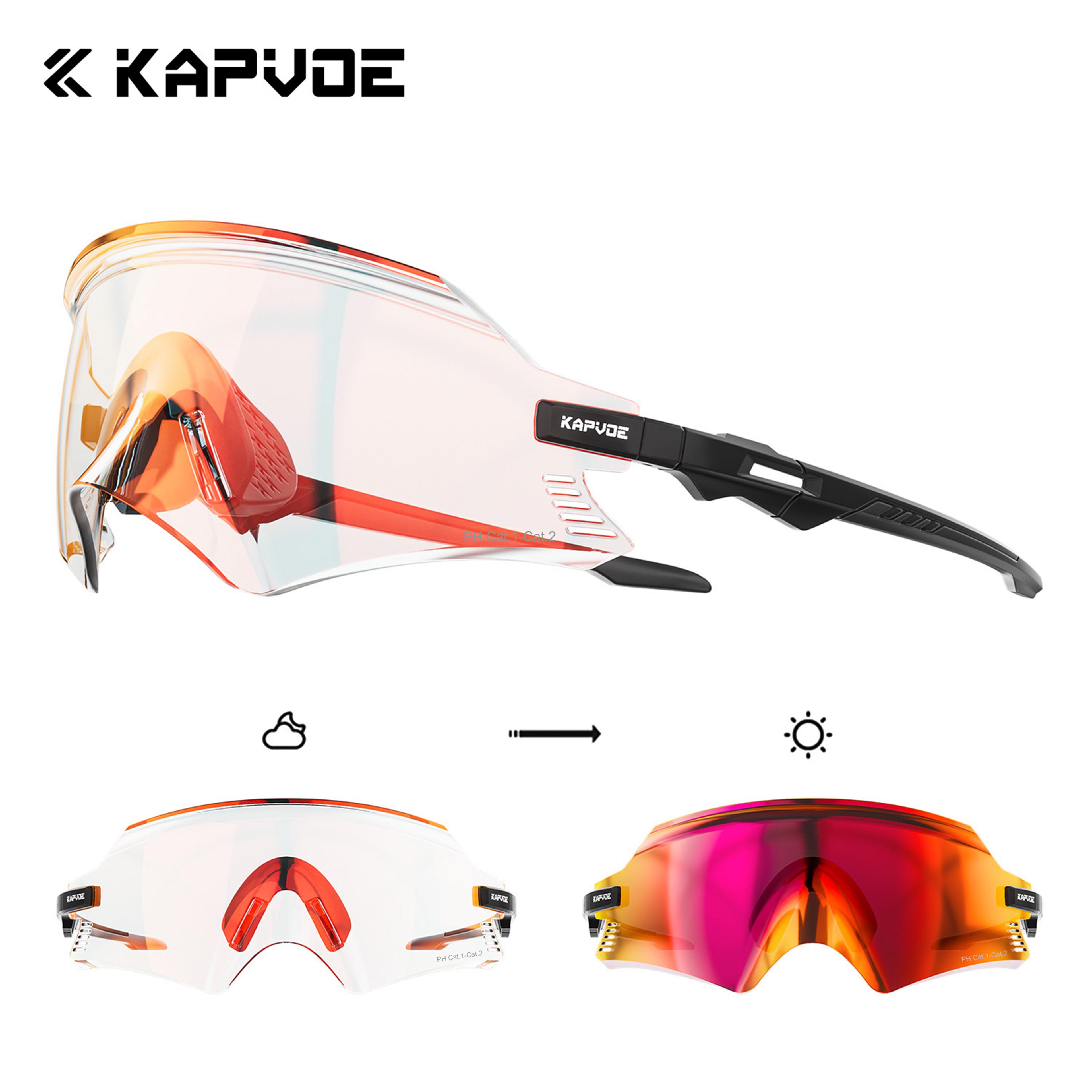 Kapvoe UltraLight Polarized Sports Sunglasses And AntiFog Ski Goggles 10