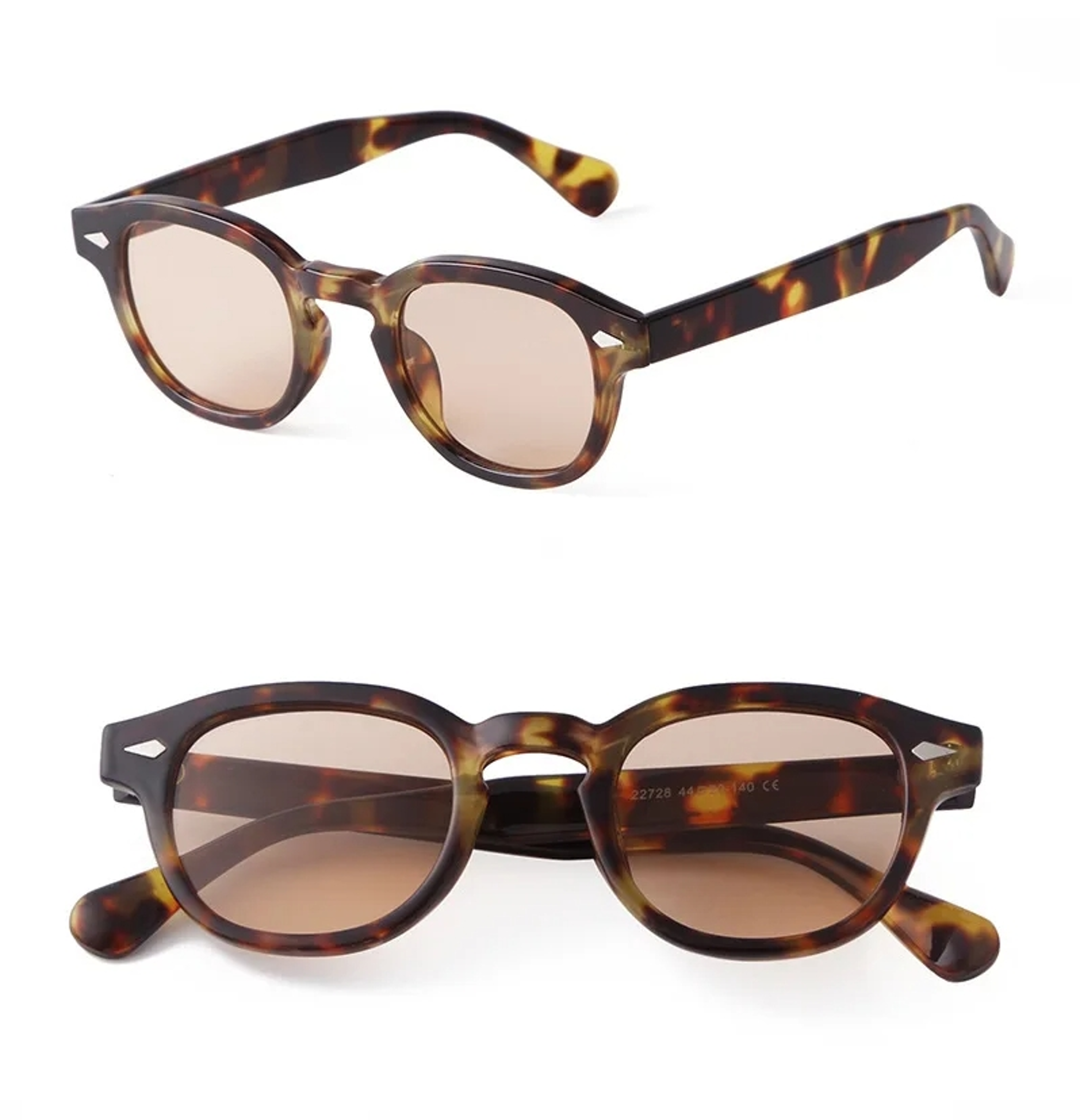 Retro Square Sunglasses Vintage Eyewear 3