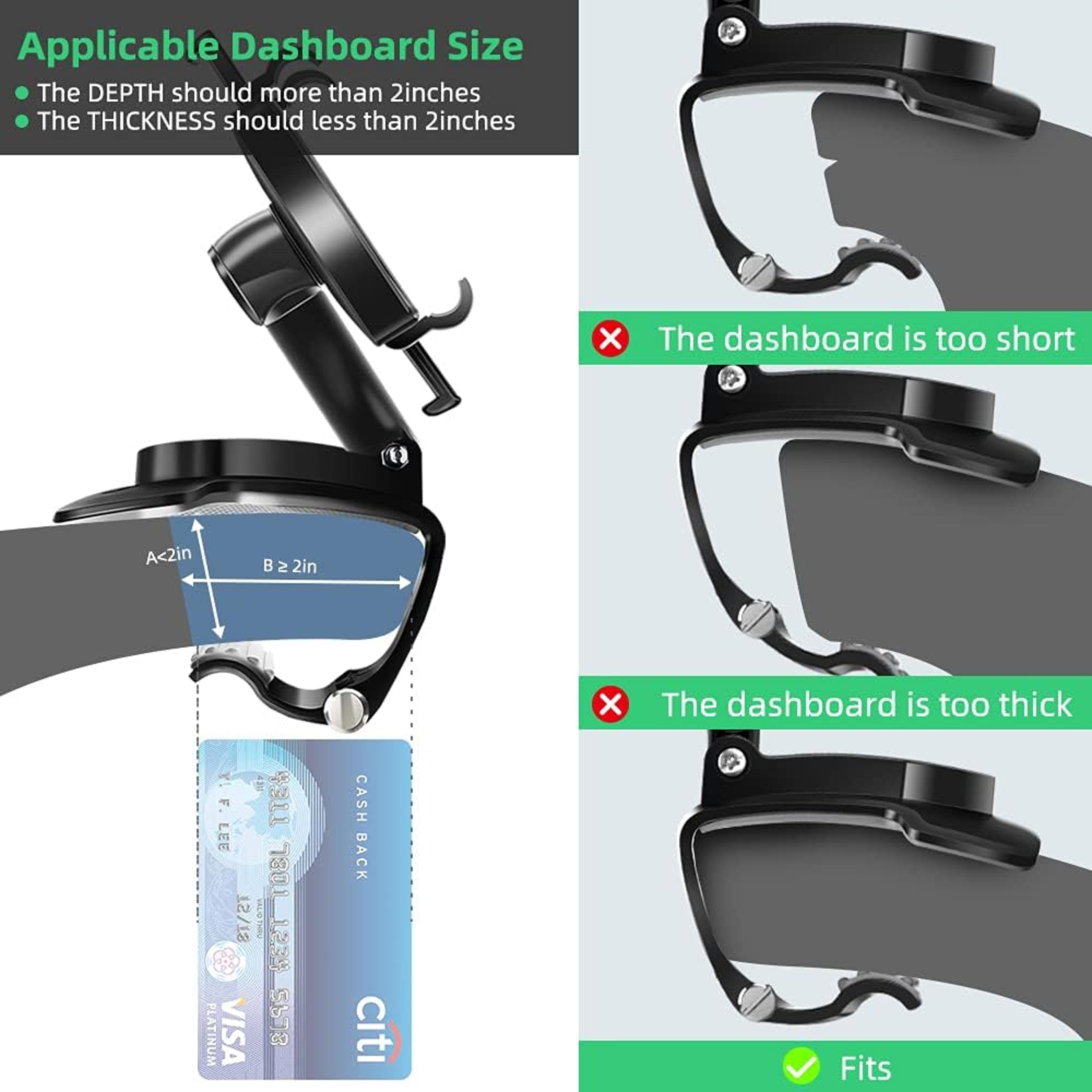 Dashboard Phone Holder Mount For Universal Car  Strong And Stable 1