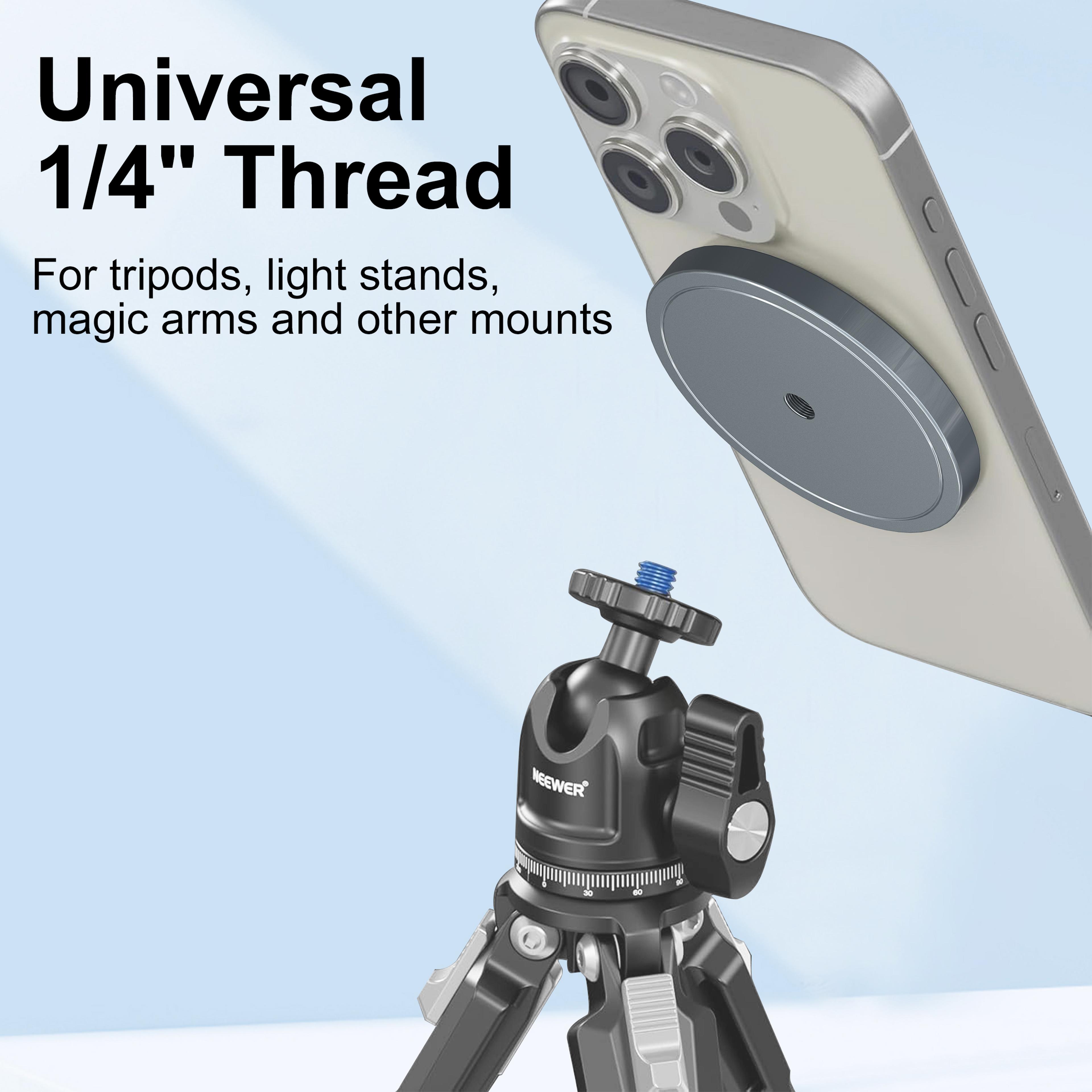 Mount For MagSafe Magnetic Tripod Adapter For IPhone MaxMini Compact And Lightweight Case Cover 1