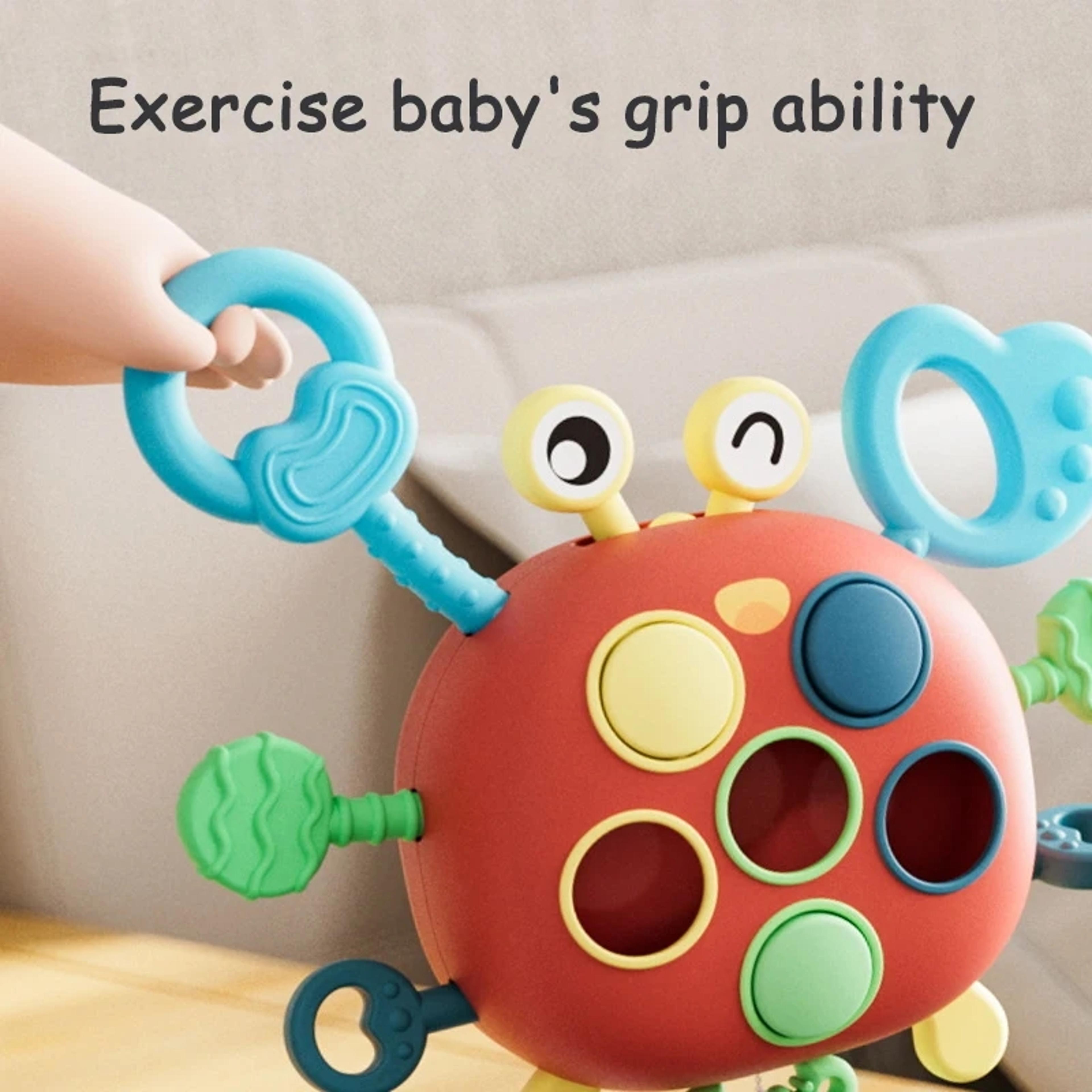 Silicone Activity Development Kids Educational Gifts Montessori Toddler Pull Toy Sensory Toys 1