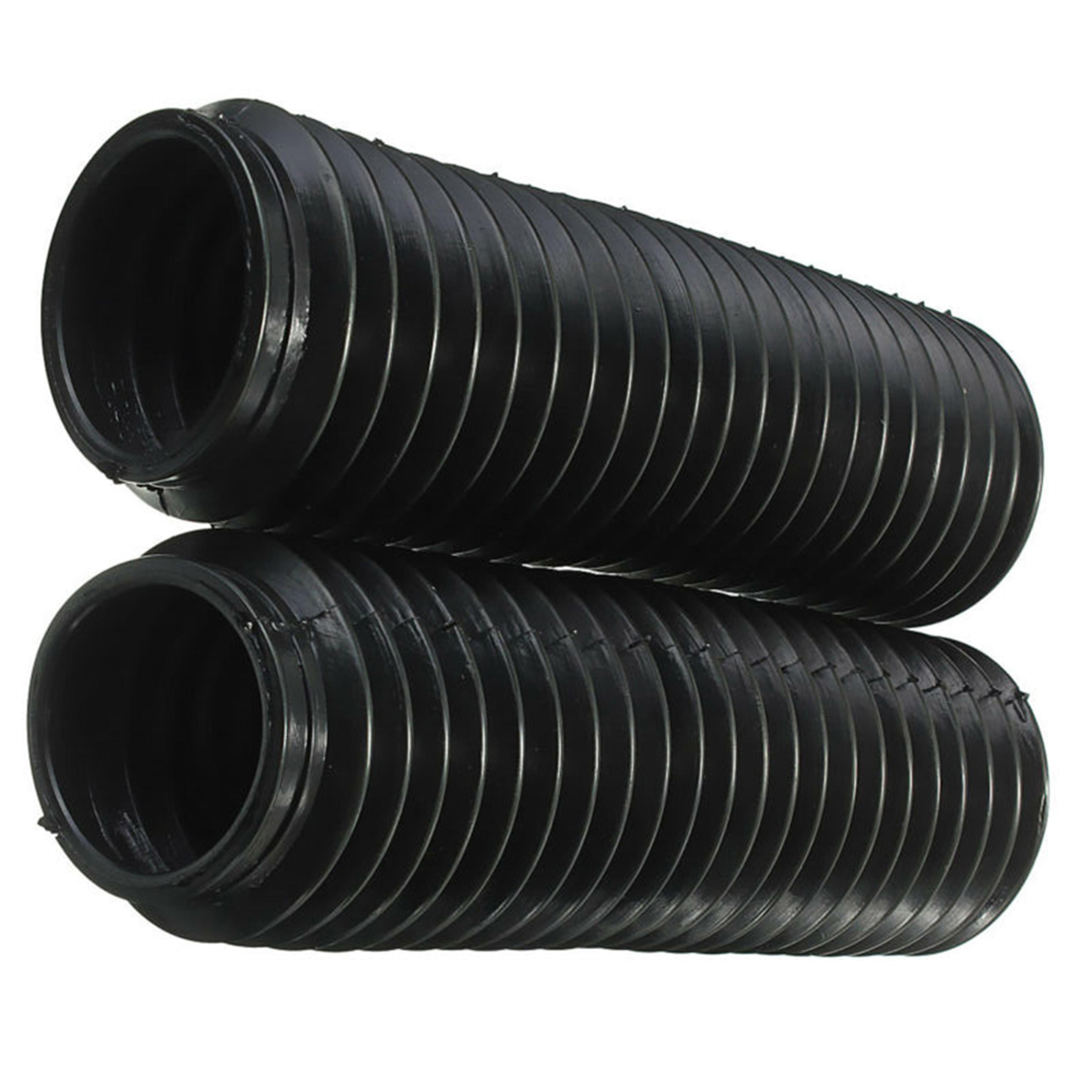 CQR Motorcycle Front Fork Rubber Gaiters Boots Black Shock Absorber Dust Cover For Motorbike 3