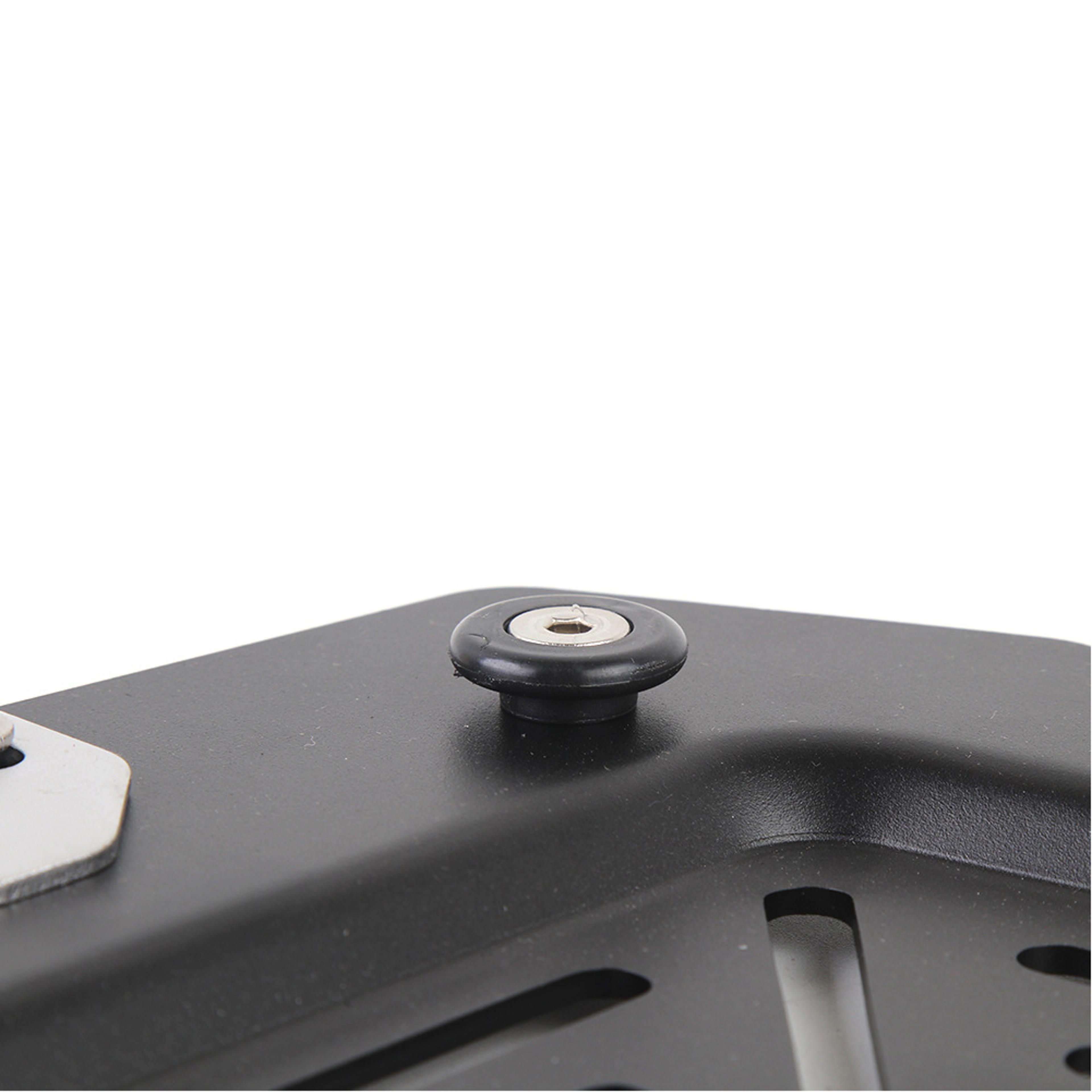 Black Top Universal Motorcycle Rear Luggage Case Bushing Pad Storage Box Buckle Spacers Accessory 3