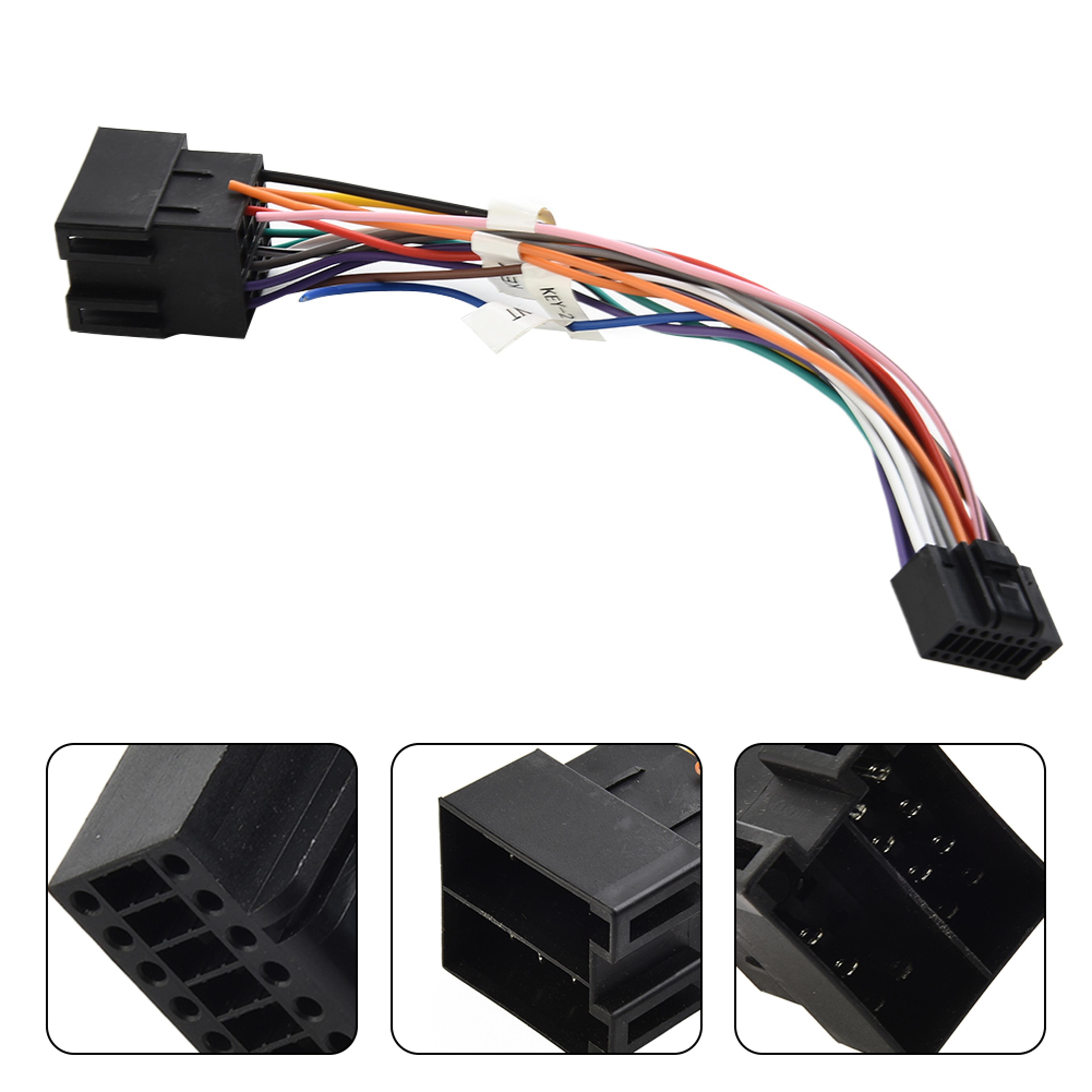 Universal Car ISO Cable Adapter Male Plug To Female Connector Wiring For Auto Radio Stereo Accessor 0
