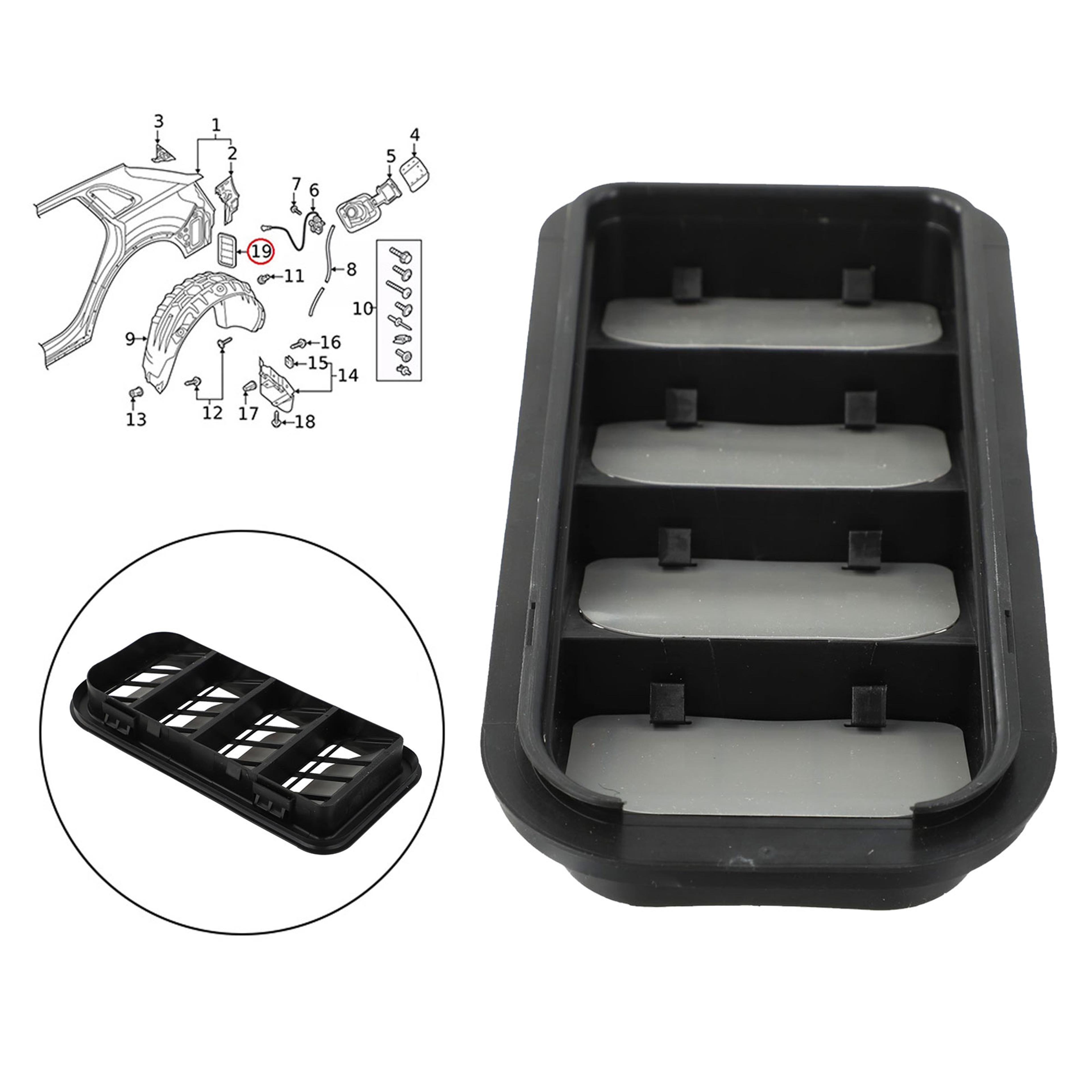 Ventilation Grille For GOLF Car Rear Quarter Panel Accessories Modified Window 3