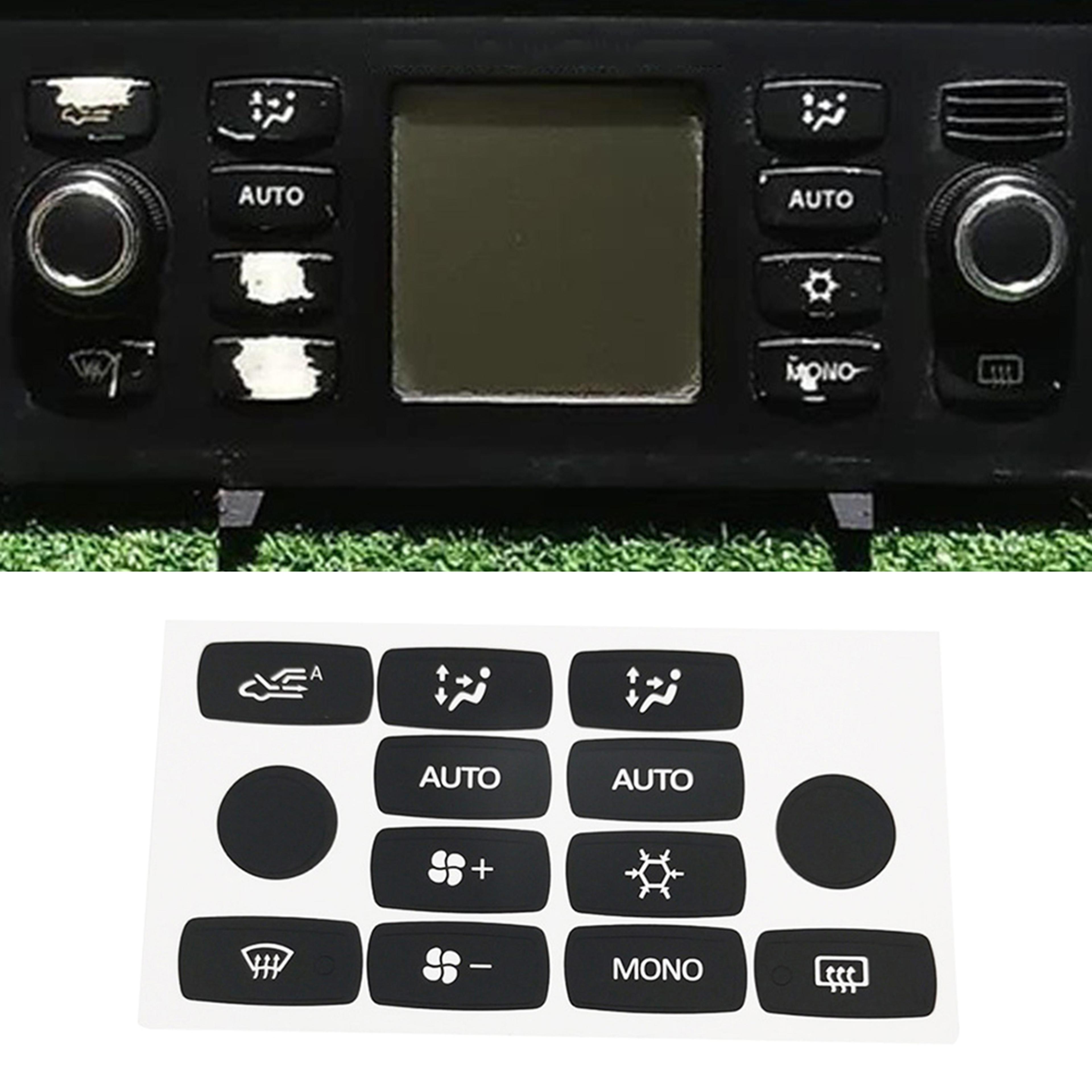 repair worn button knob fiat croma clima panel stickers decals automotive interior accessories