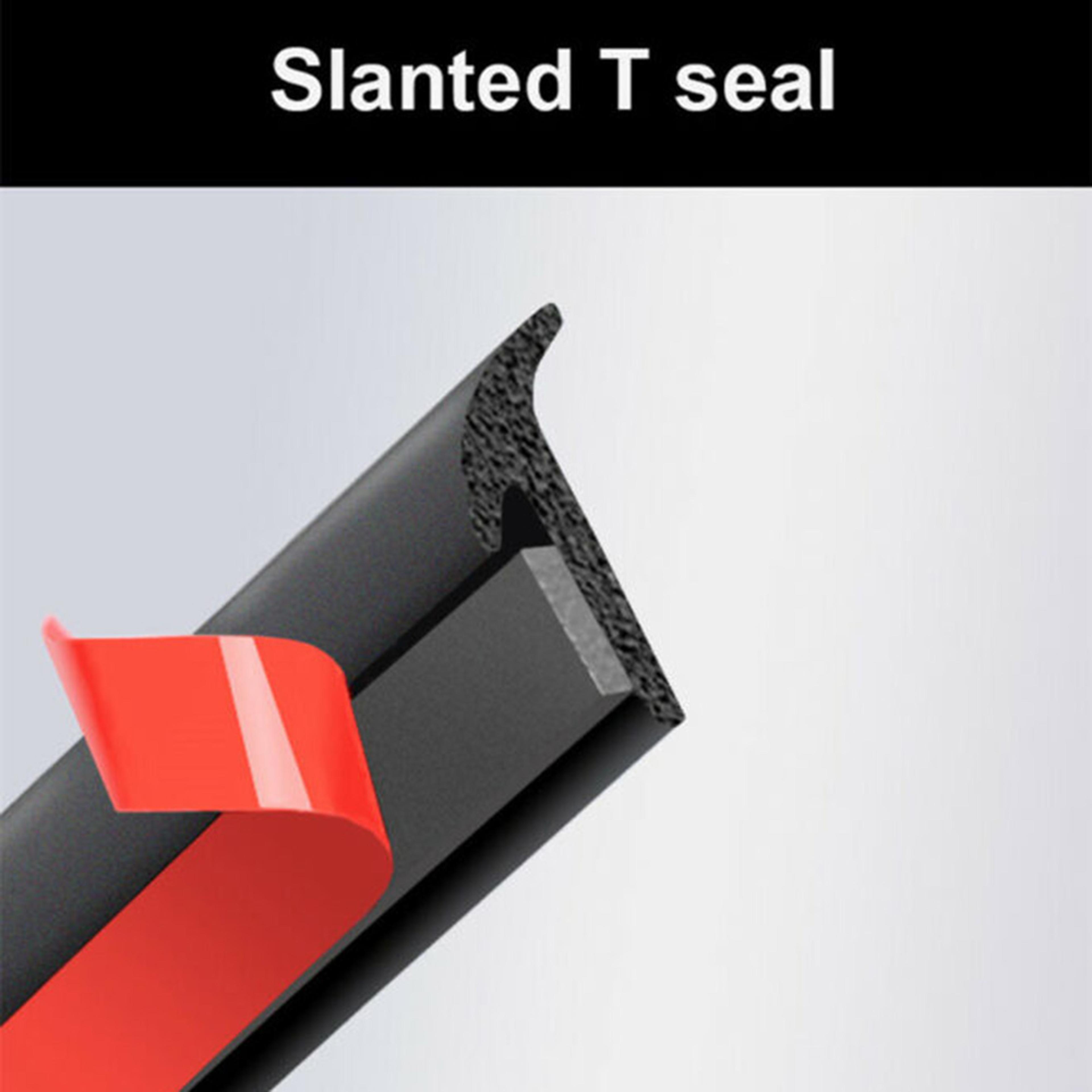 Universal Car TType Sealing Strip Rubber For Bumper Lip Edge Trim 4