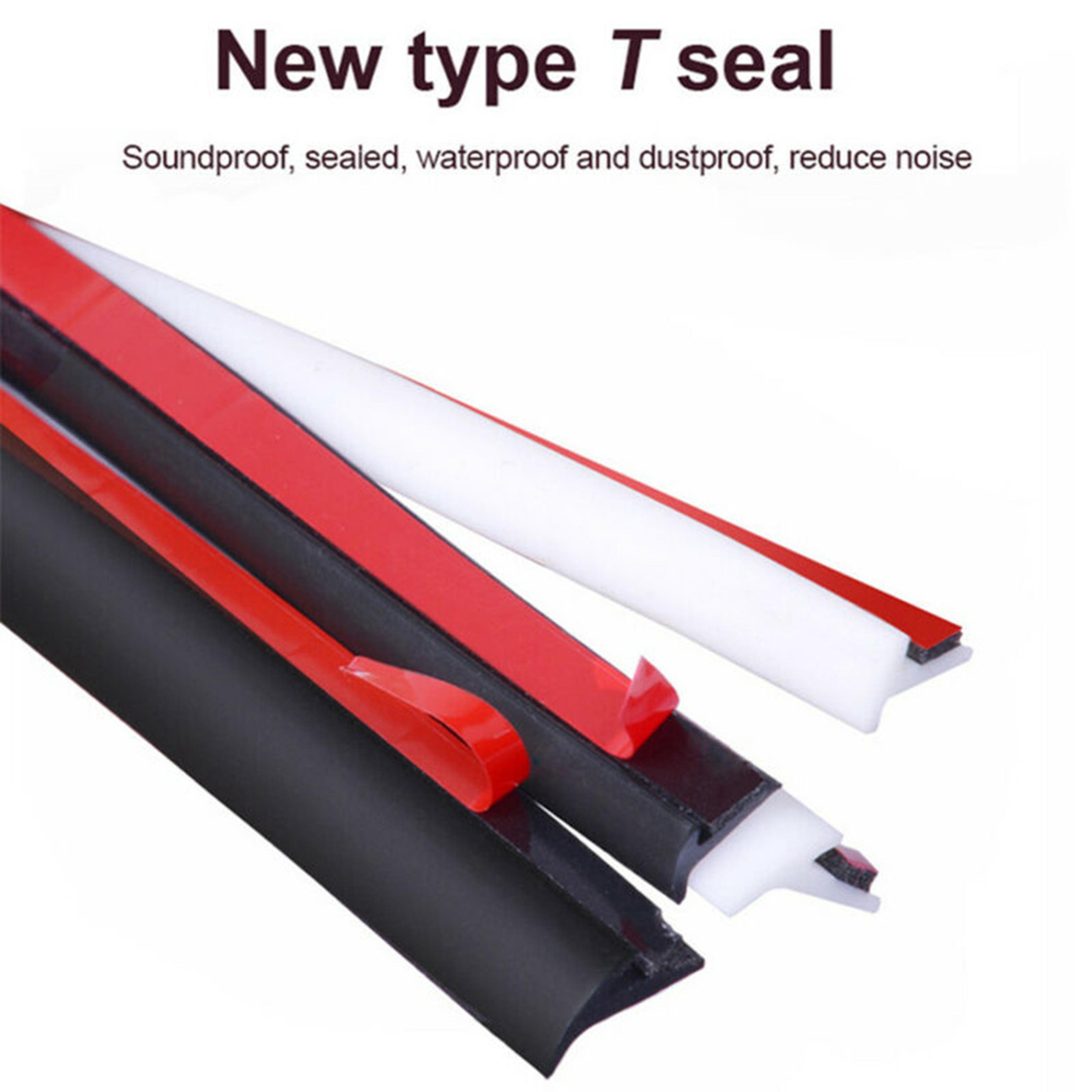 Universal Car TType Sealing Strip Rubber For Bumper Lip Edge Trim 3