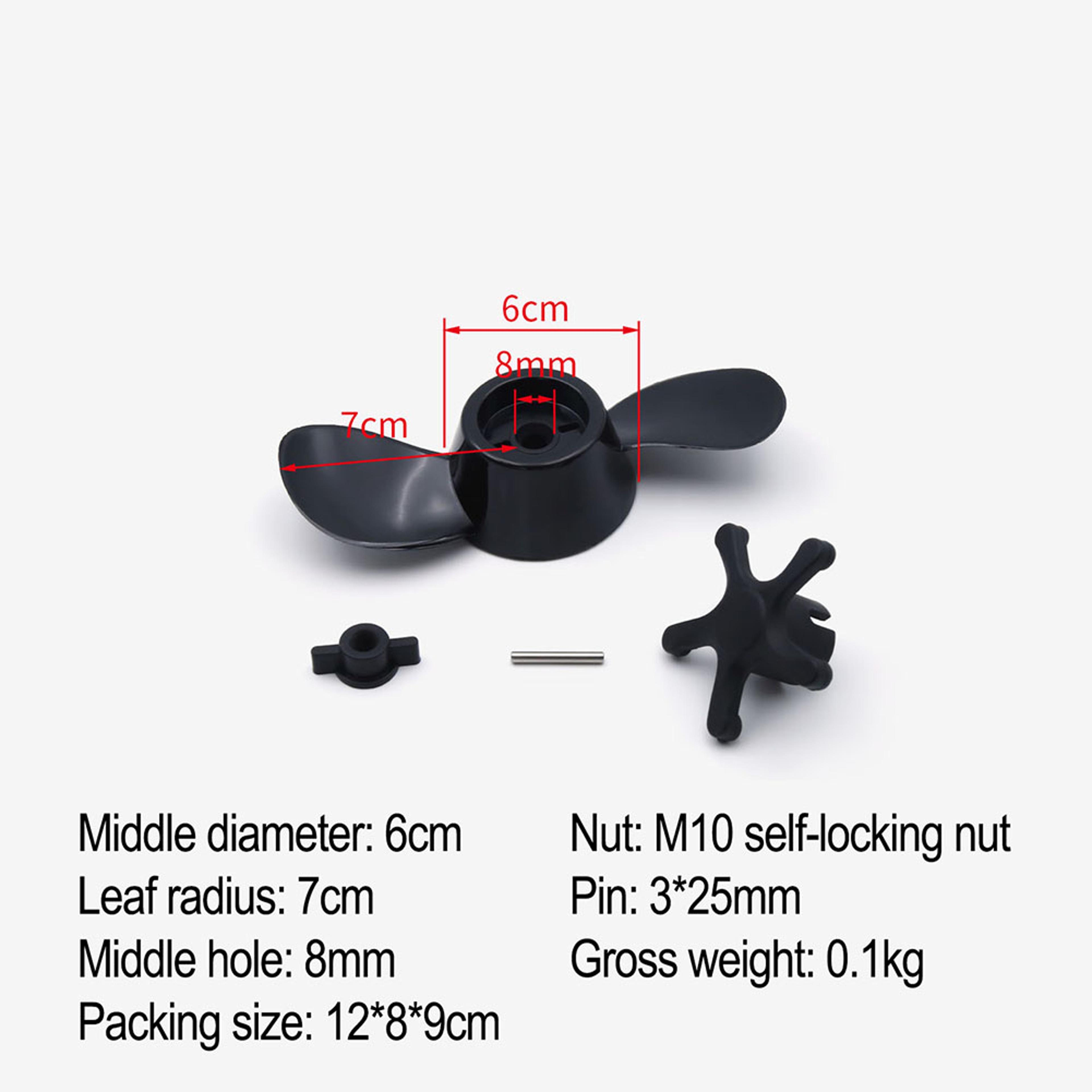 Outboard Motors Parts Electric Trolling Motor Propellers Marine Boat Accessory Blades 3
