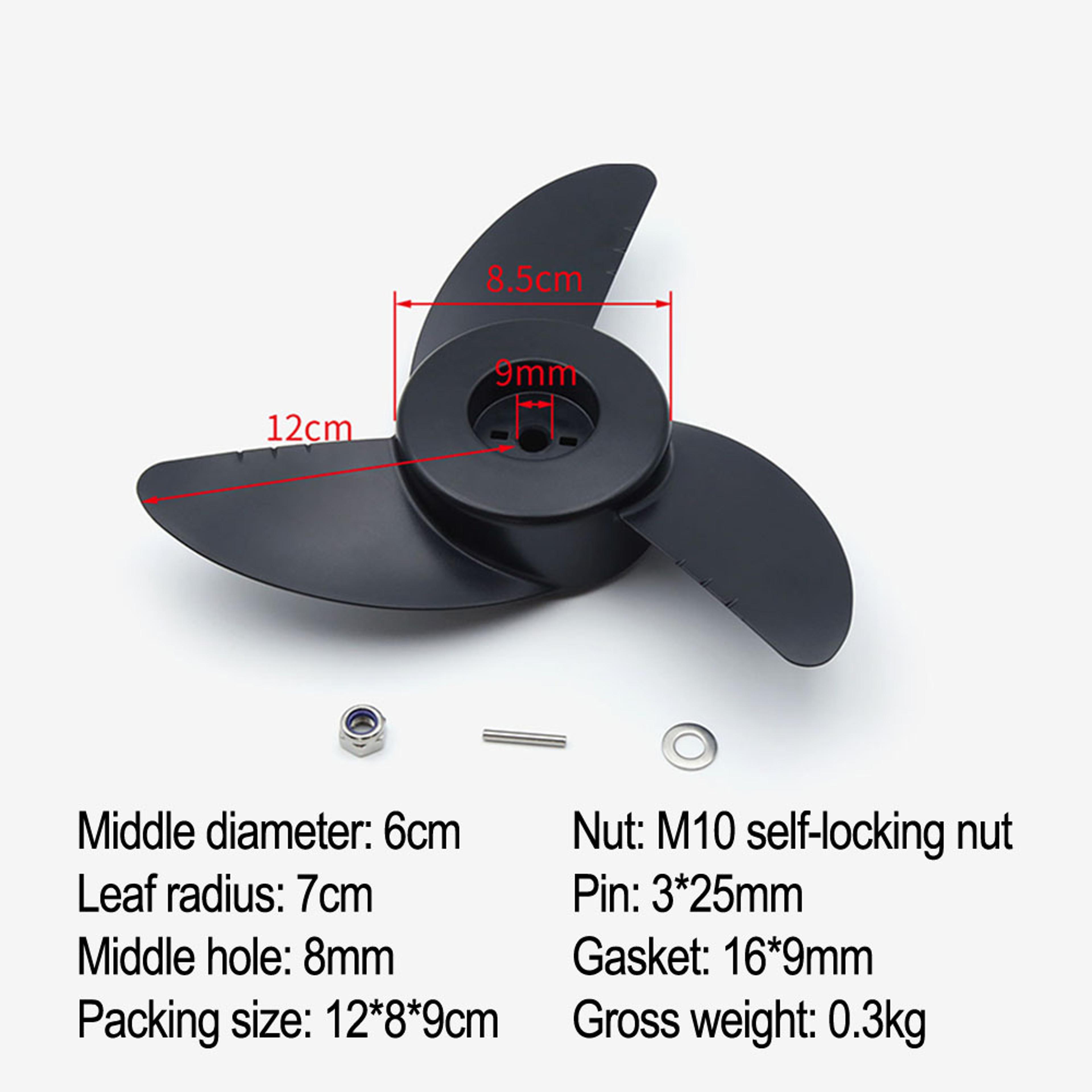Outboard Motors Parts Electric Trolling Motor Propellers Marine Boat Accessory Blades 4