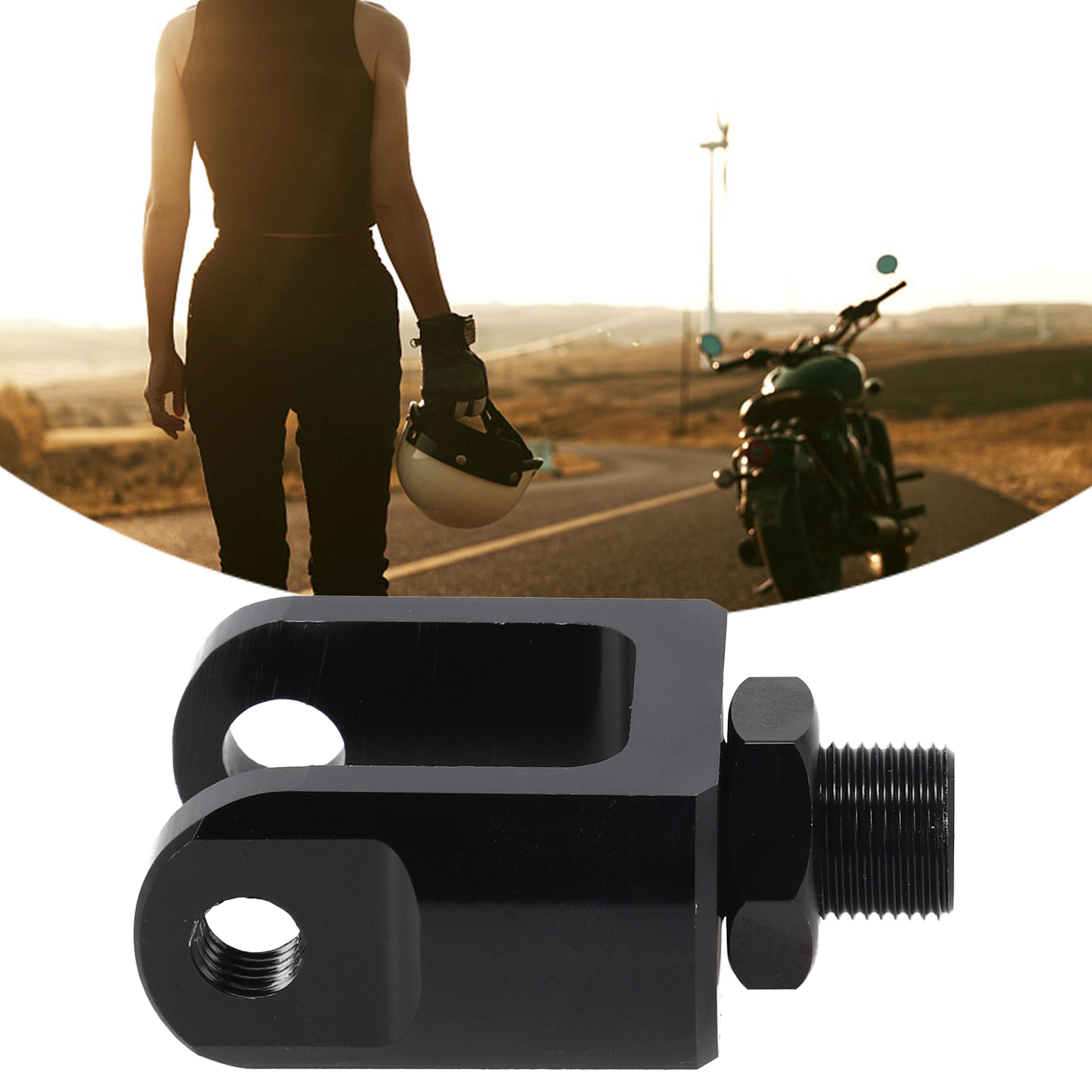 Motorcycle Suspension Parts Rear Shock Adapter Widened Lower Fork Head Round End Shock Absorber 3