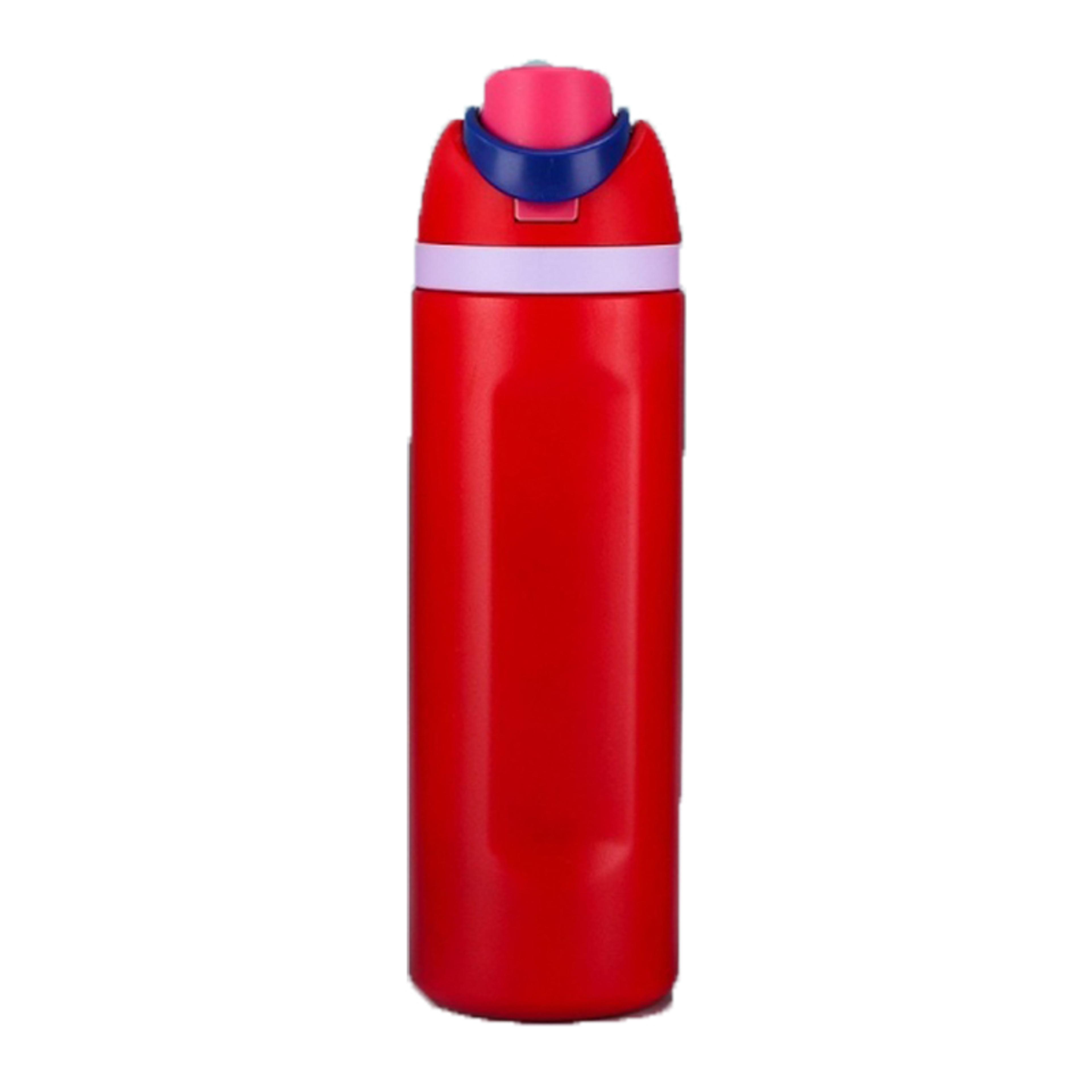 Kids Straw Cup Thermos Cup Fruit Mug Stainless Steel Travel Thermal Water Bottles 3