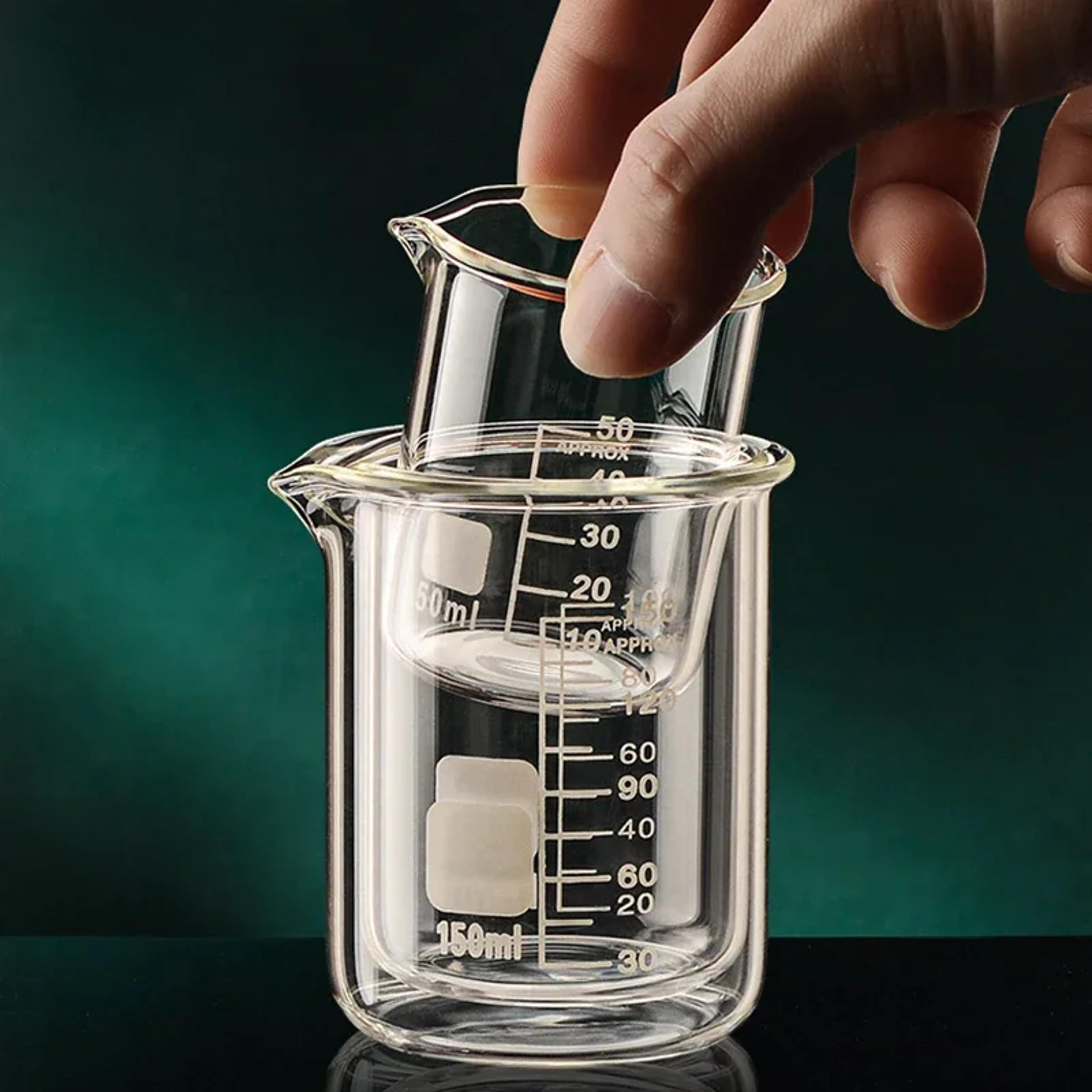 Multifunction High Borosilicate Glass Beaker Clear Measuring Cup With Scale For Home And Laboratory 0