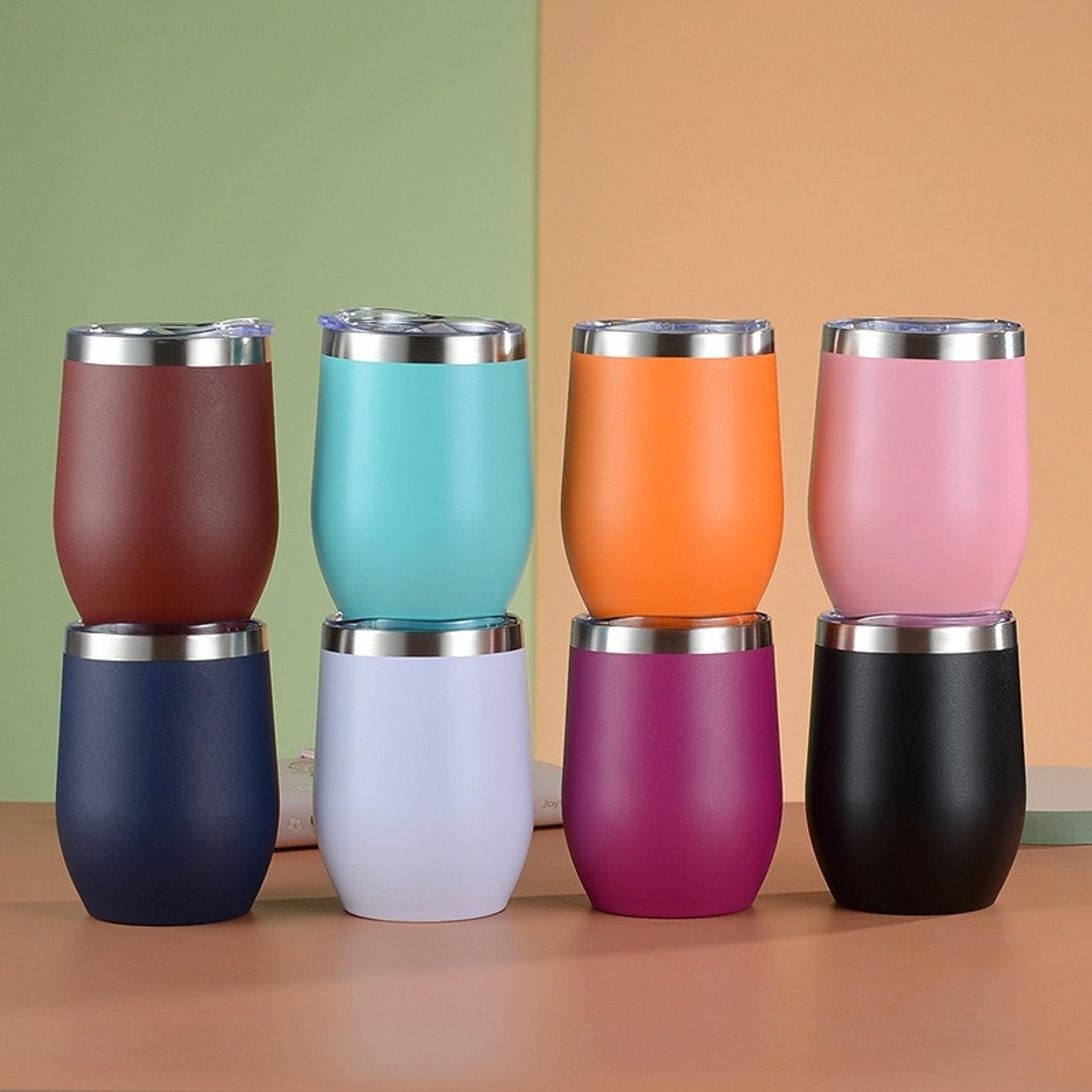 Stainless Steel Eggshell Cup Thermos Bottle Portable Coffee Cups Water Bottle For Office School Tra 0