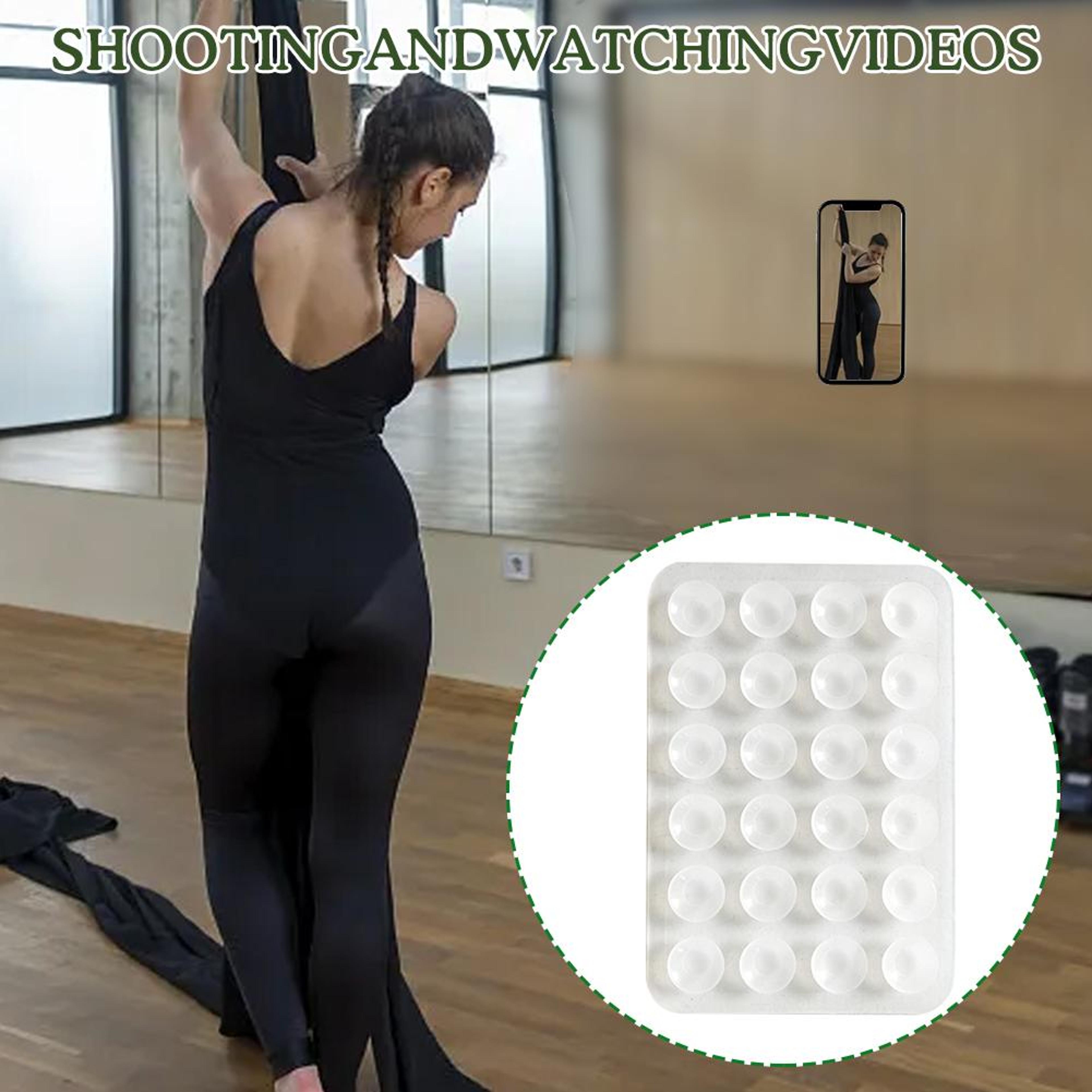 Silicone Suction Phone Holder Strong Grip Adhesive AntiSlip HandsFree Mount Sticky Cell Phone Grip  2