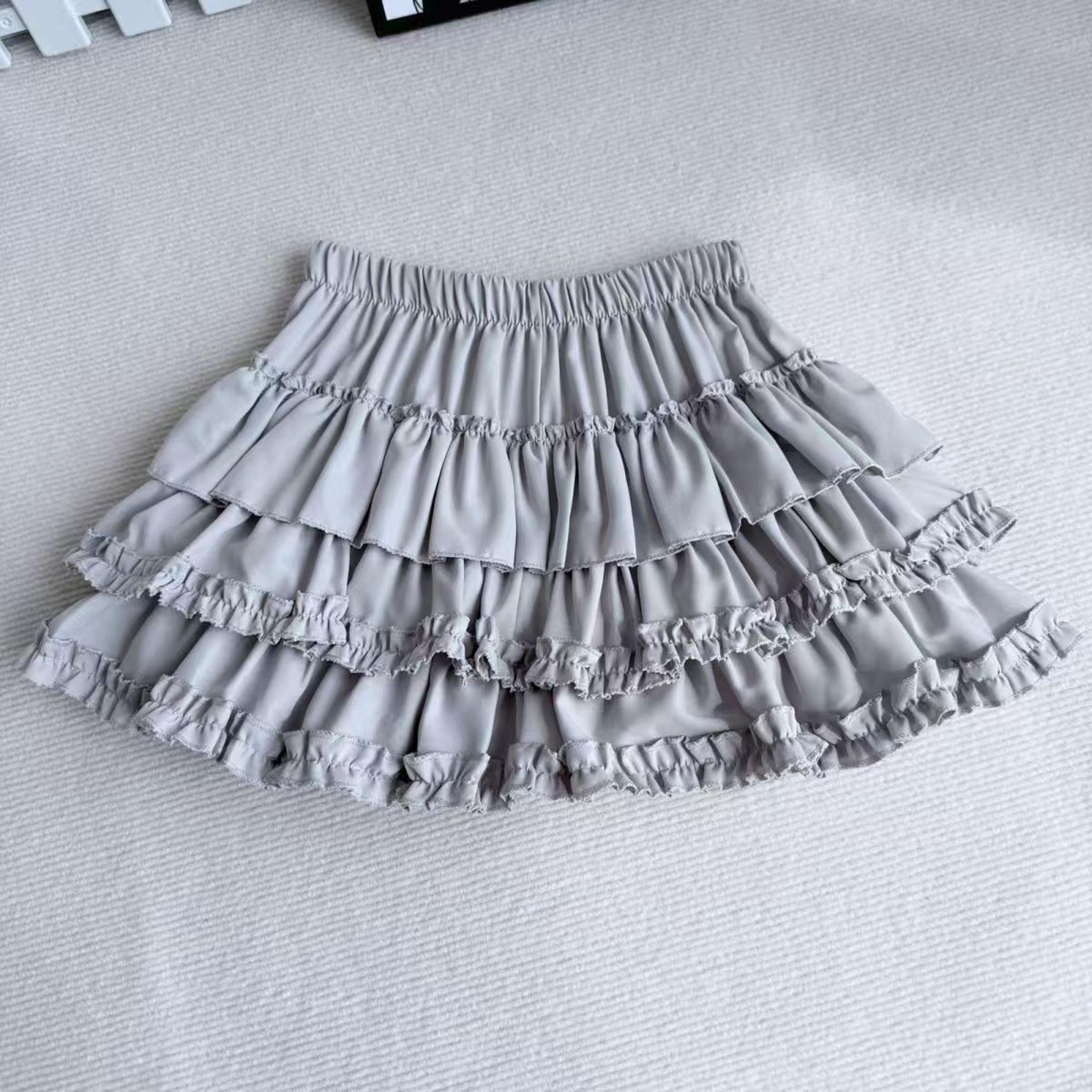 Harajuku Punk Cake Puff Skirt For Girls  Trendy AntiExposure HalfLength Fashion Skirt 3